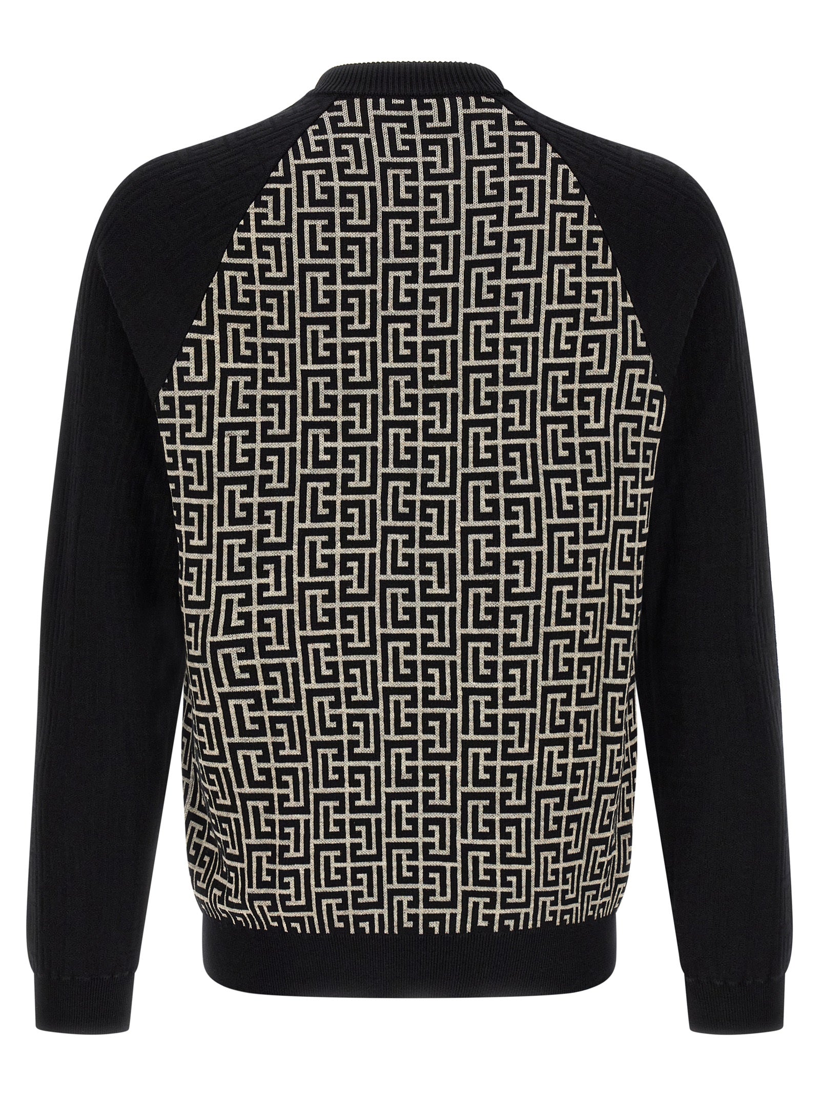 Bicolor Cotton Cardigan