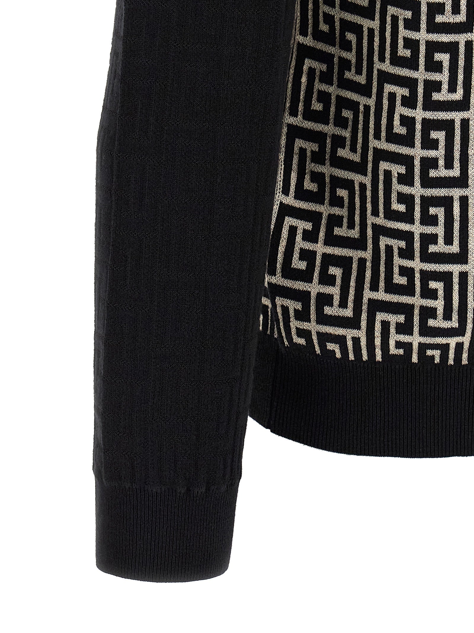 Bicolor Cotton Cardigan