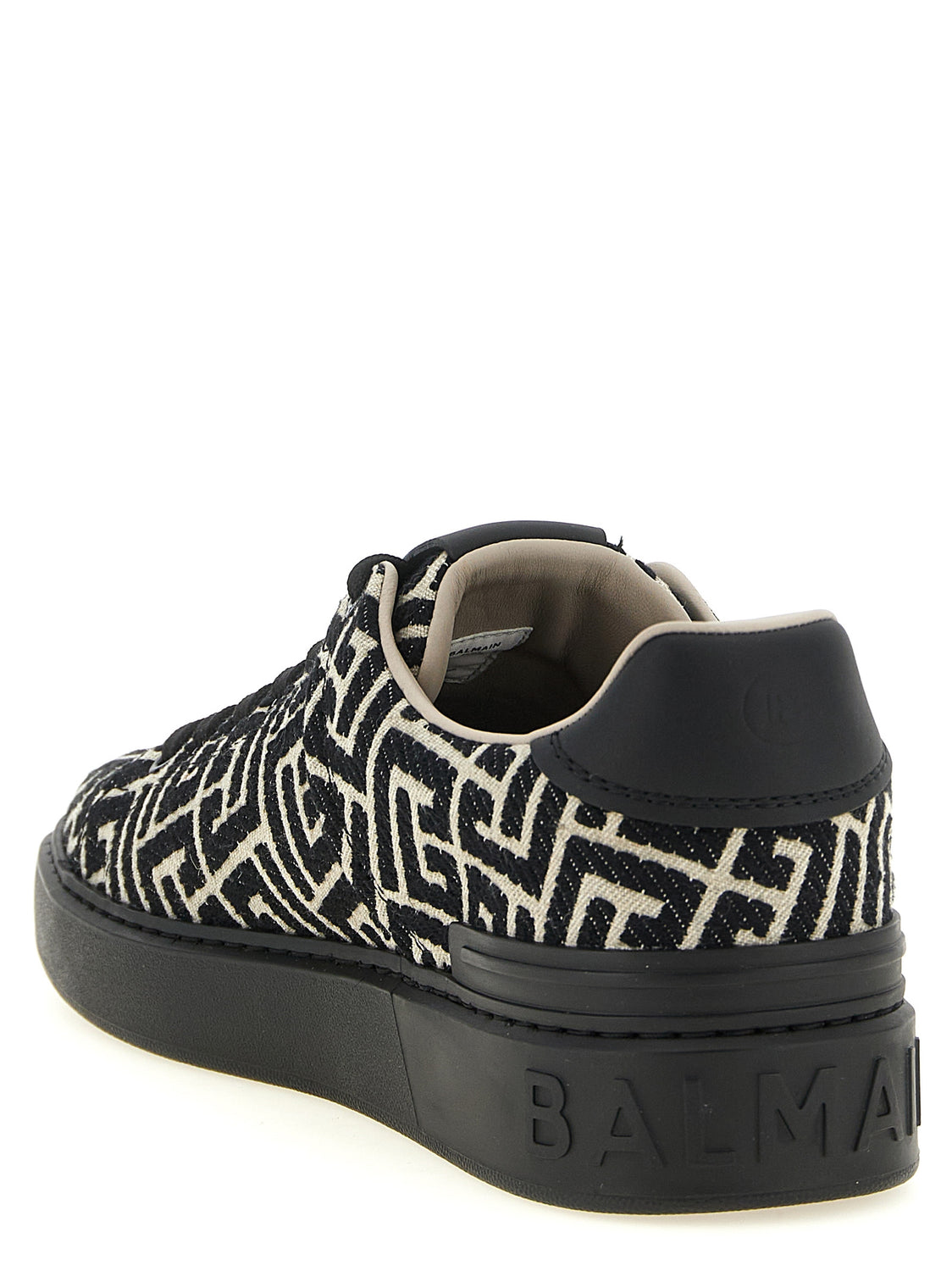 Bicolor Cotton Low Top Sneakers