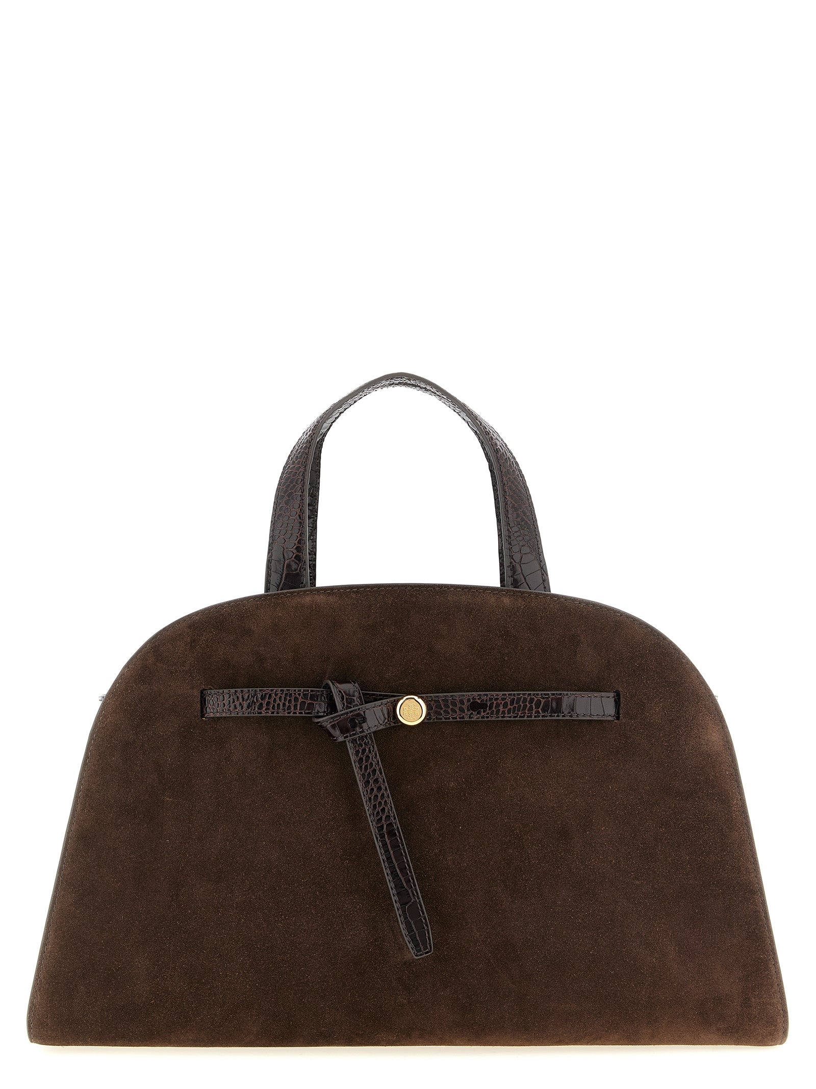 Brown Bovine Leather Crossbody Bag