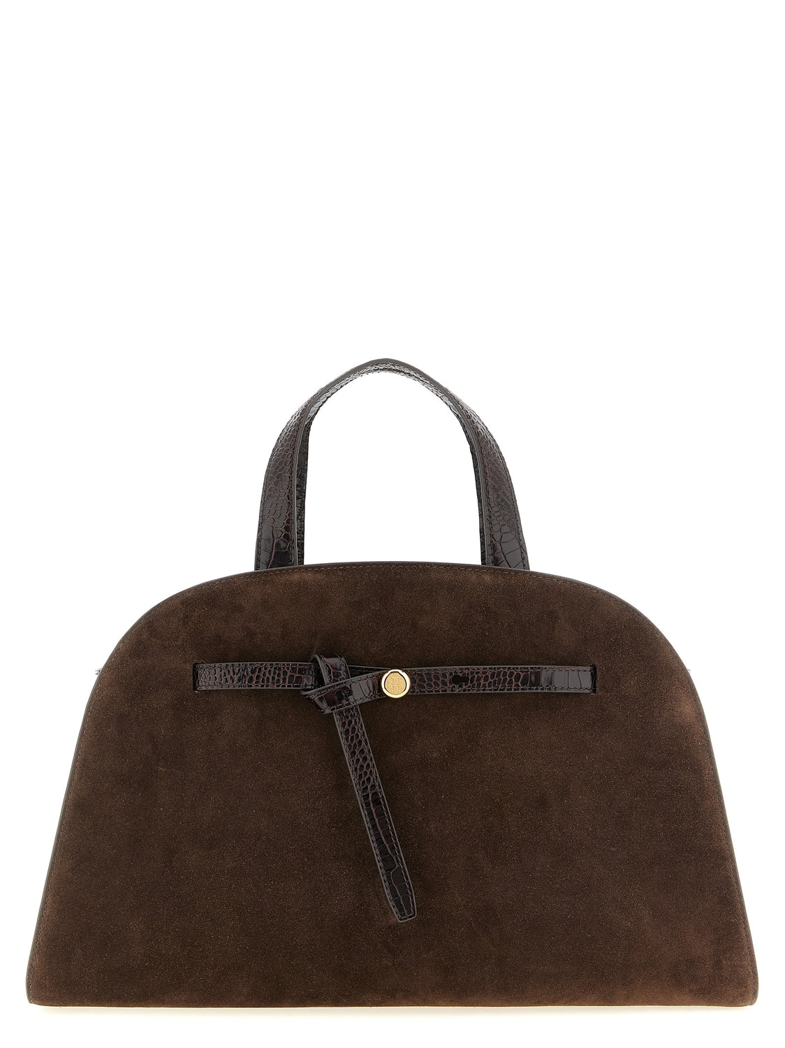 Brown Bovine Leather Crossbody Bag