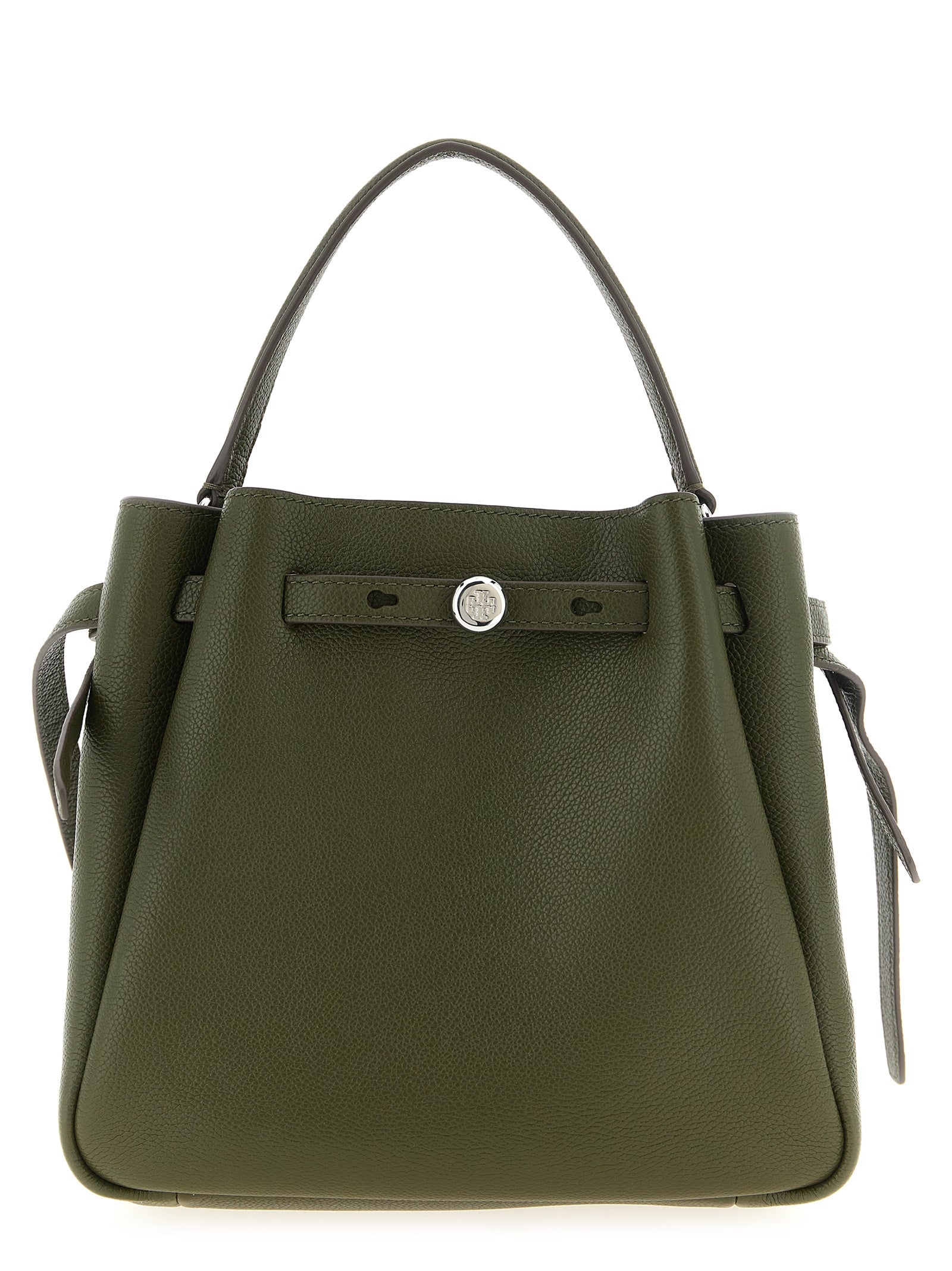 Bicolor Cowhide Crossbody Bag