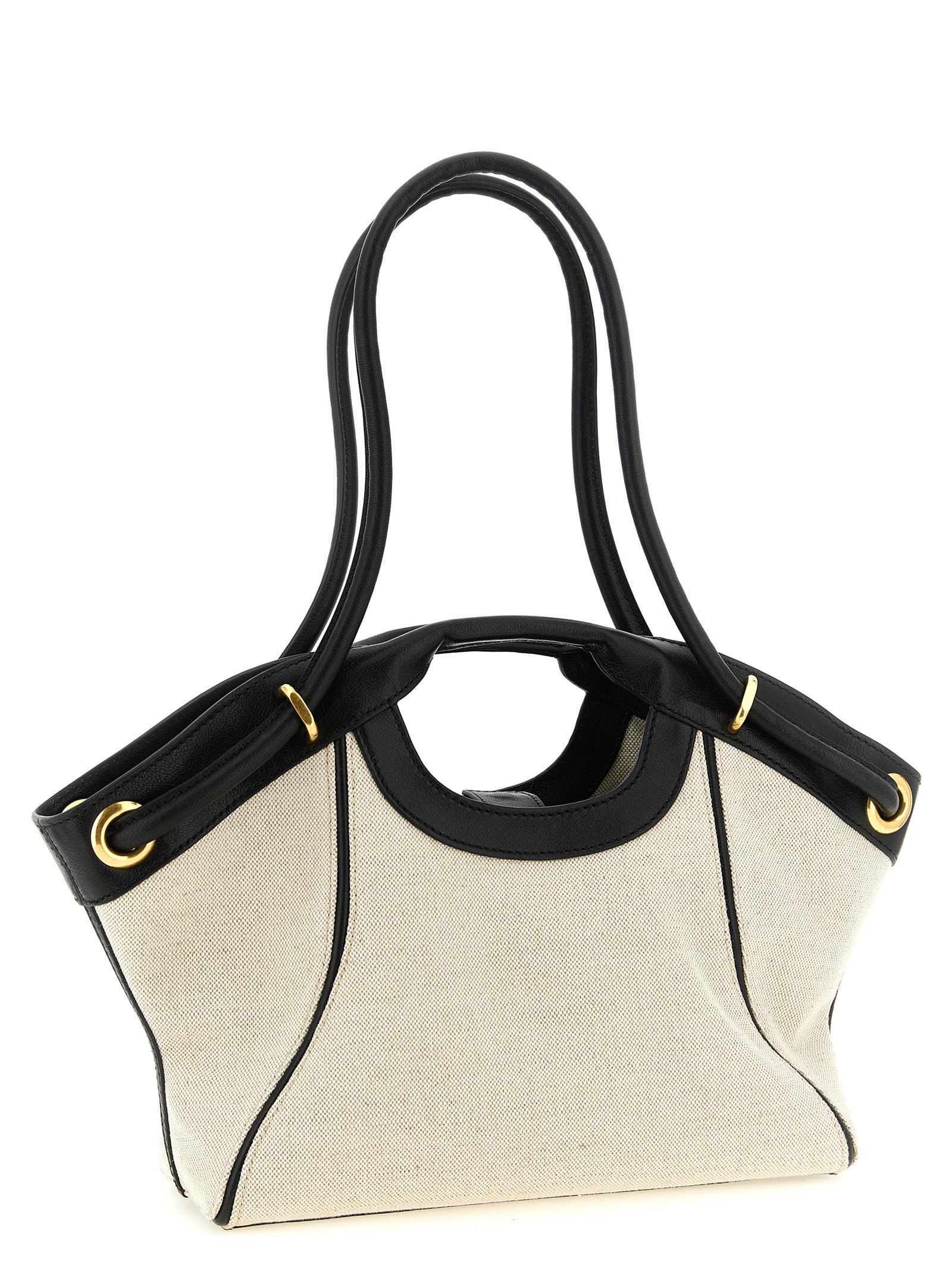 Bicolor Cotton Tote Bag