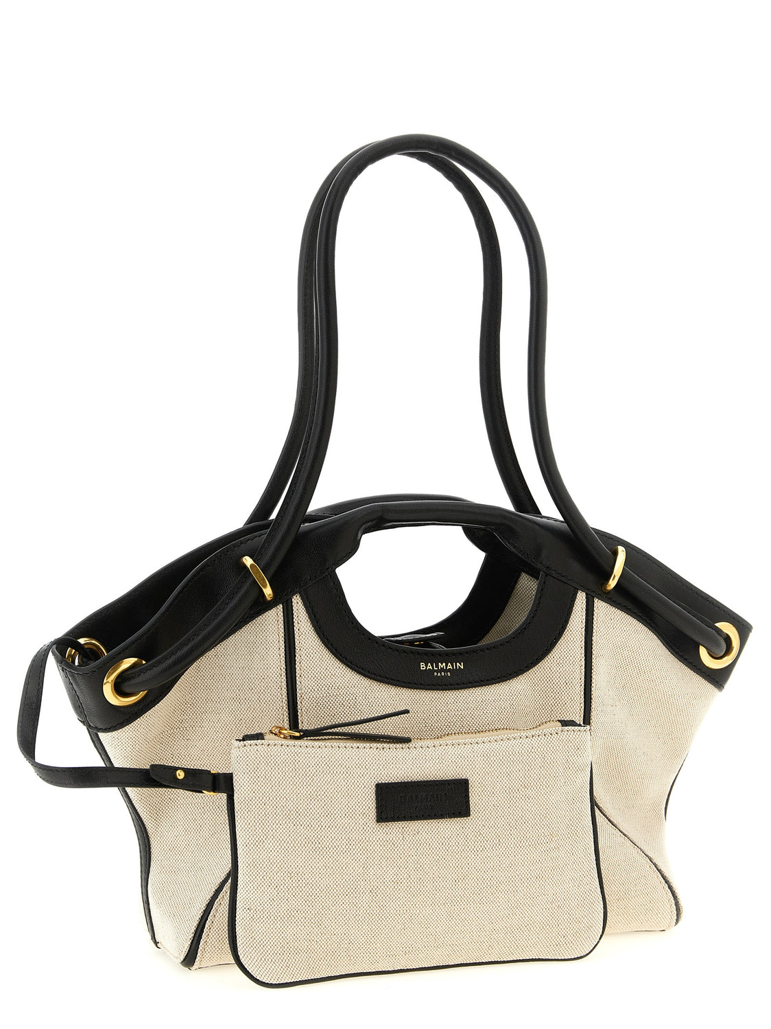 Bicolor Cotton Tote Bag