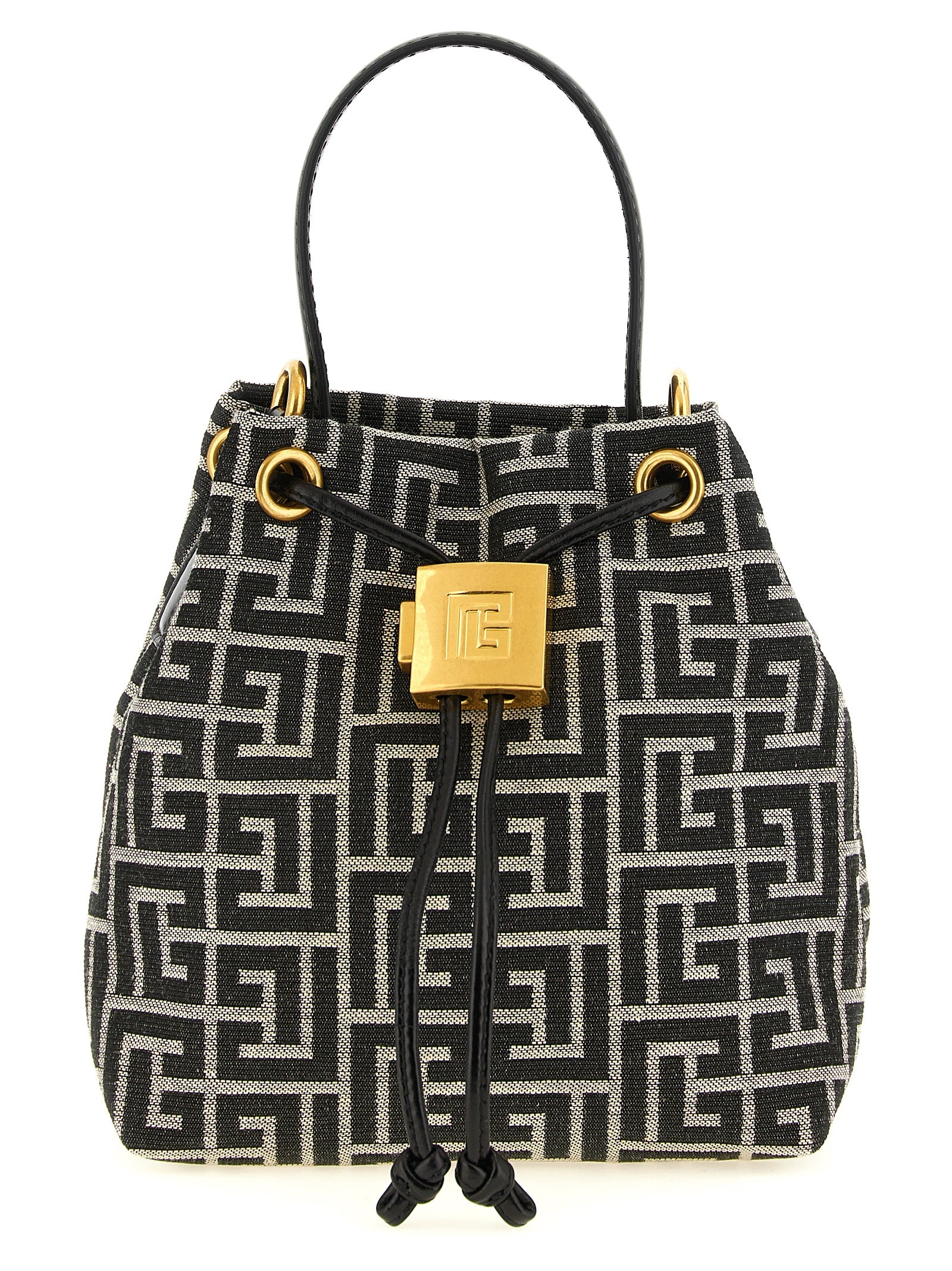 Bicolor Polyester Handbag