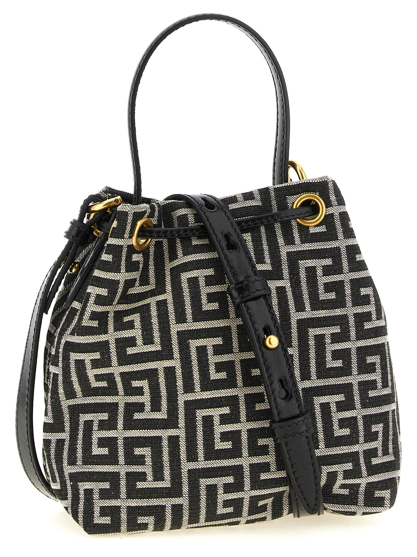 Bicolor Polyester Handbag