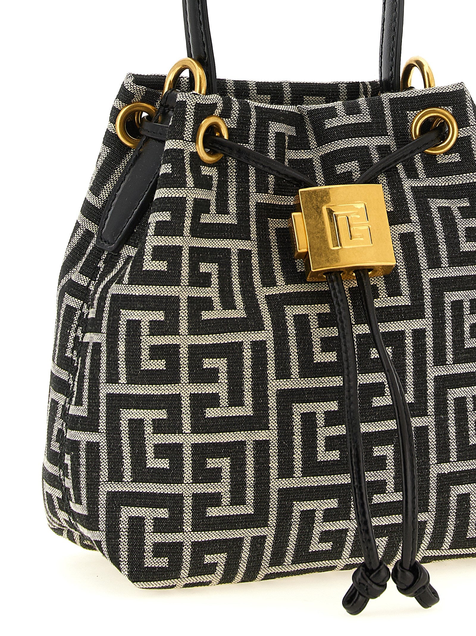 Bicolor Polyester Handbag