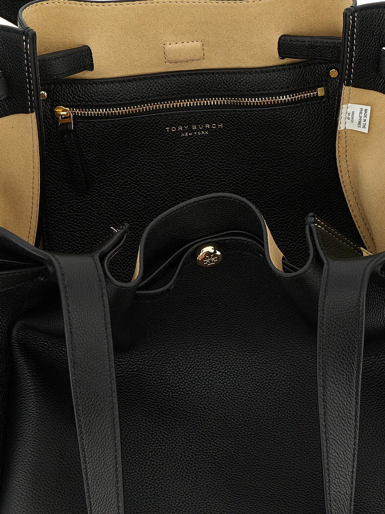 Black Cowhide Tote Bag
