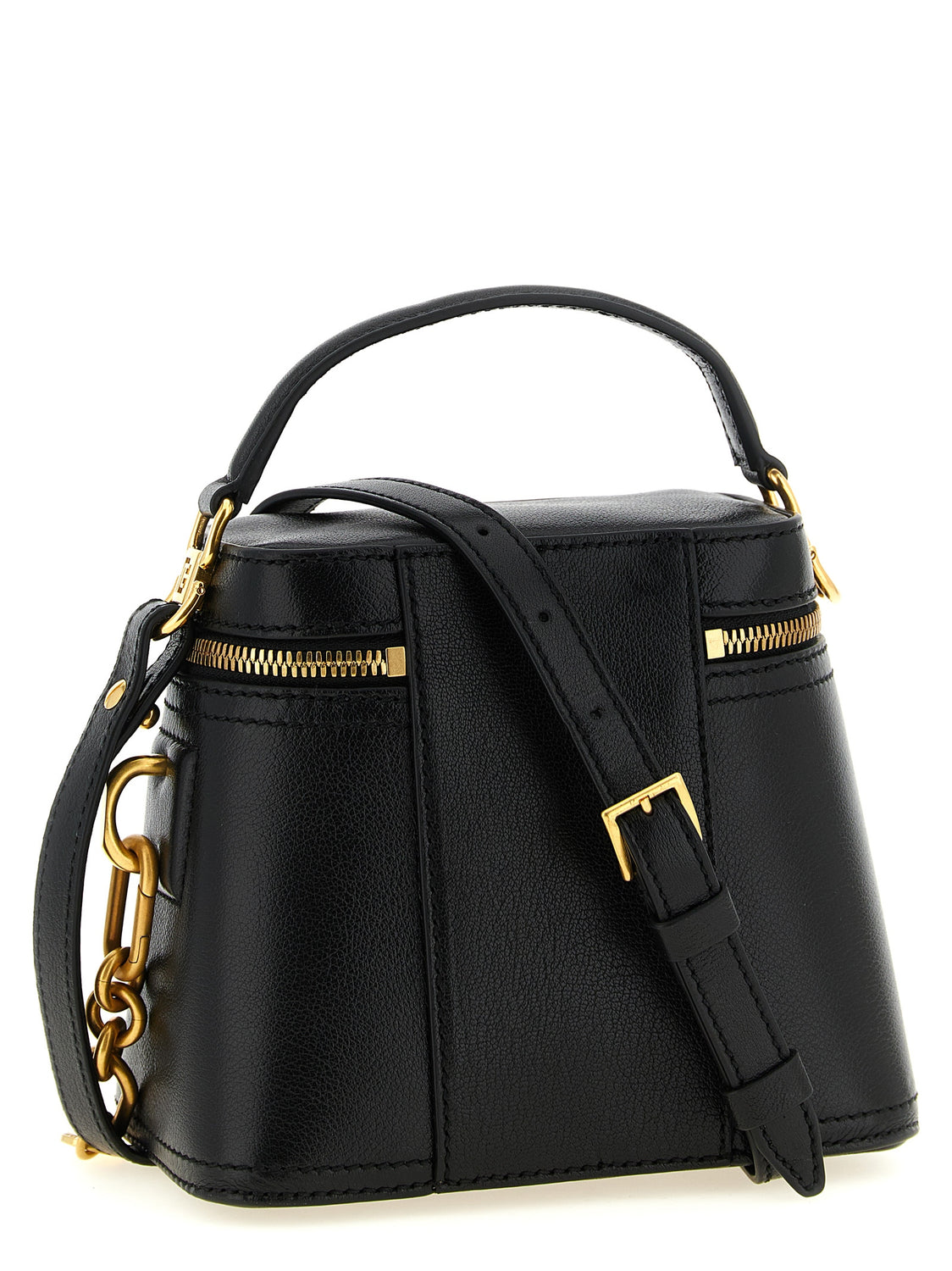 Black Buffalo Leather Handbag