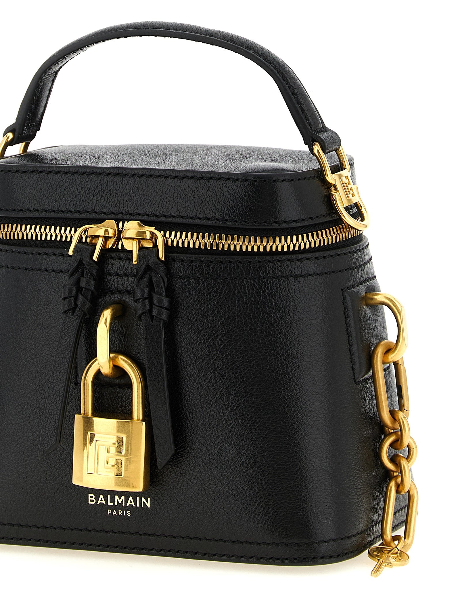 Black Buffalo Leather Handbag