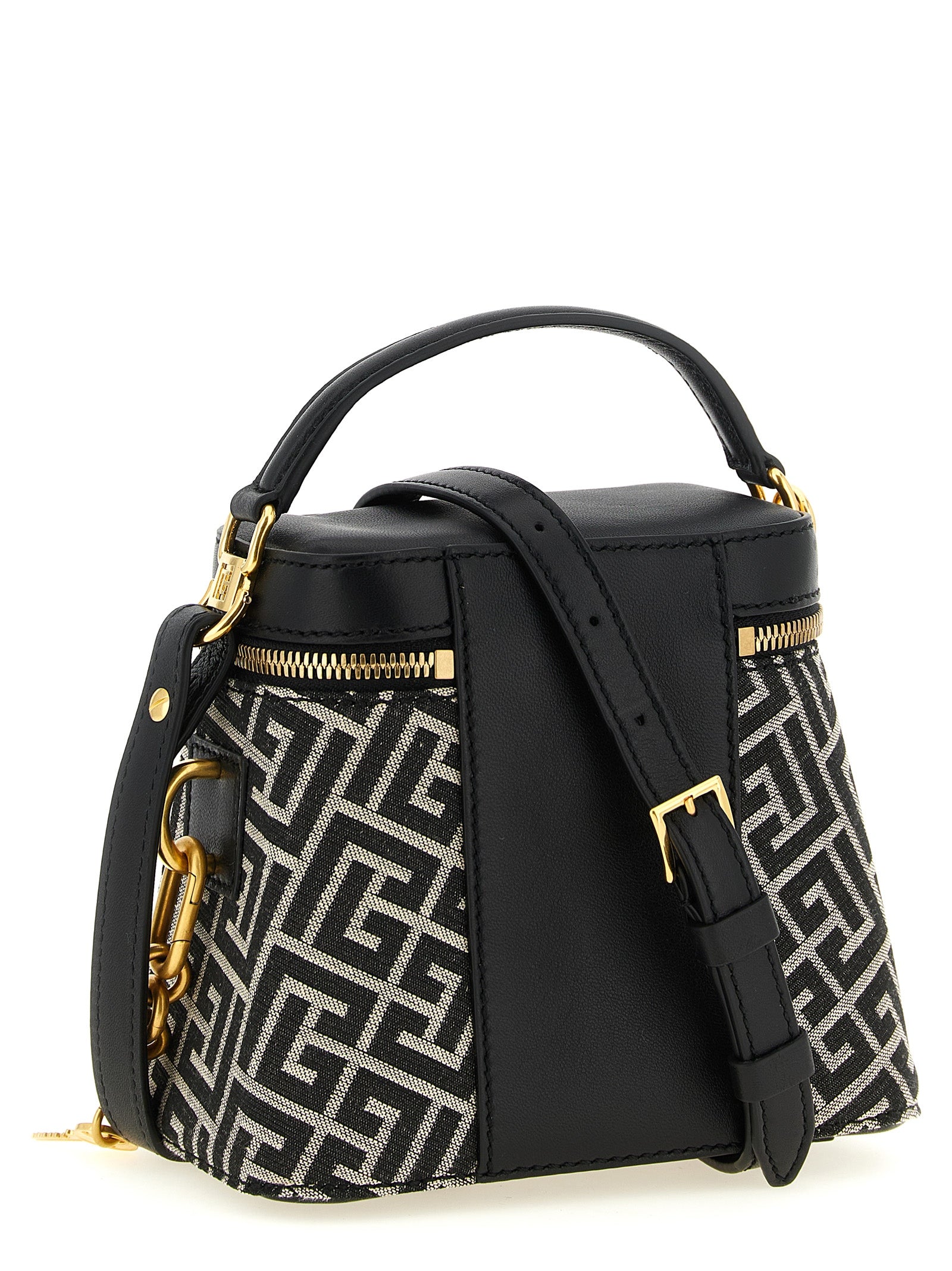 Bicolor Polyester Handbag