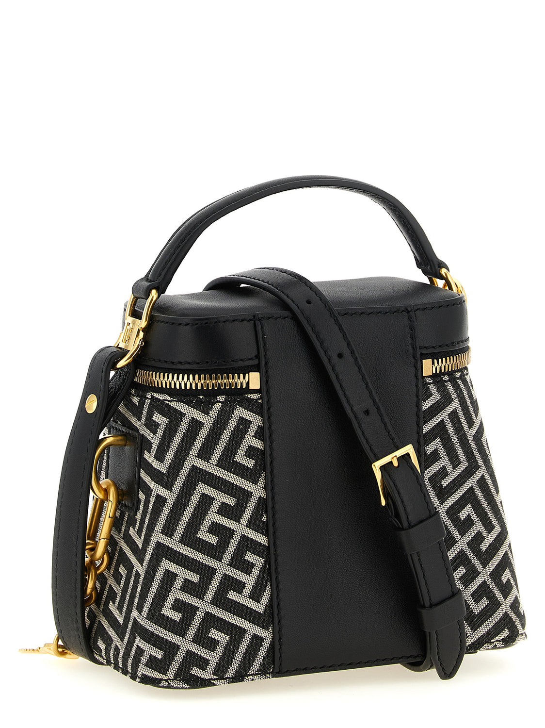Bicolor Polyester Handbag