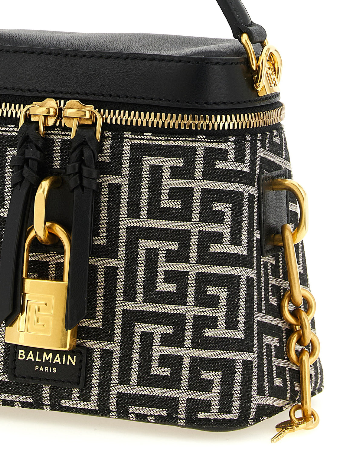 Bicolor Polyester Handbag