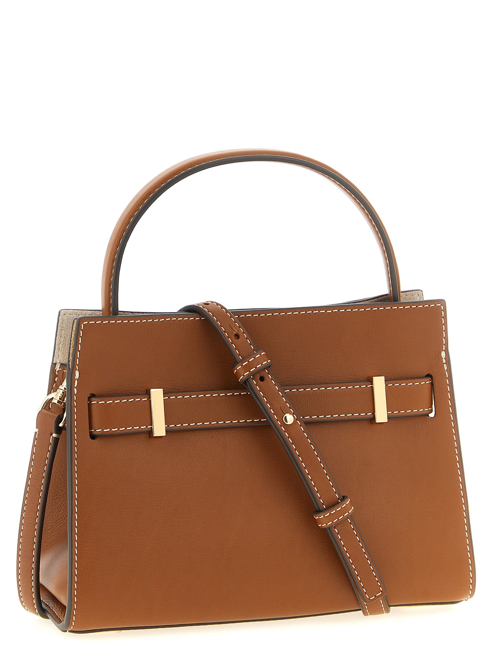 Brown Cowhide Crossbody Bag