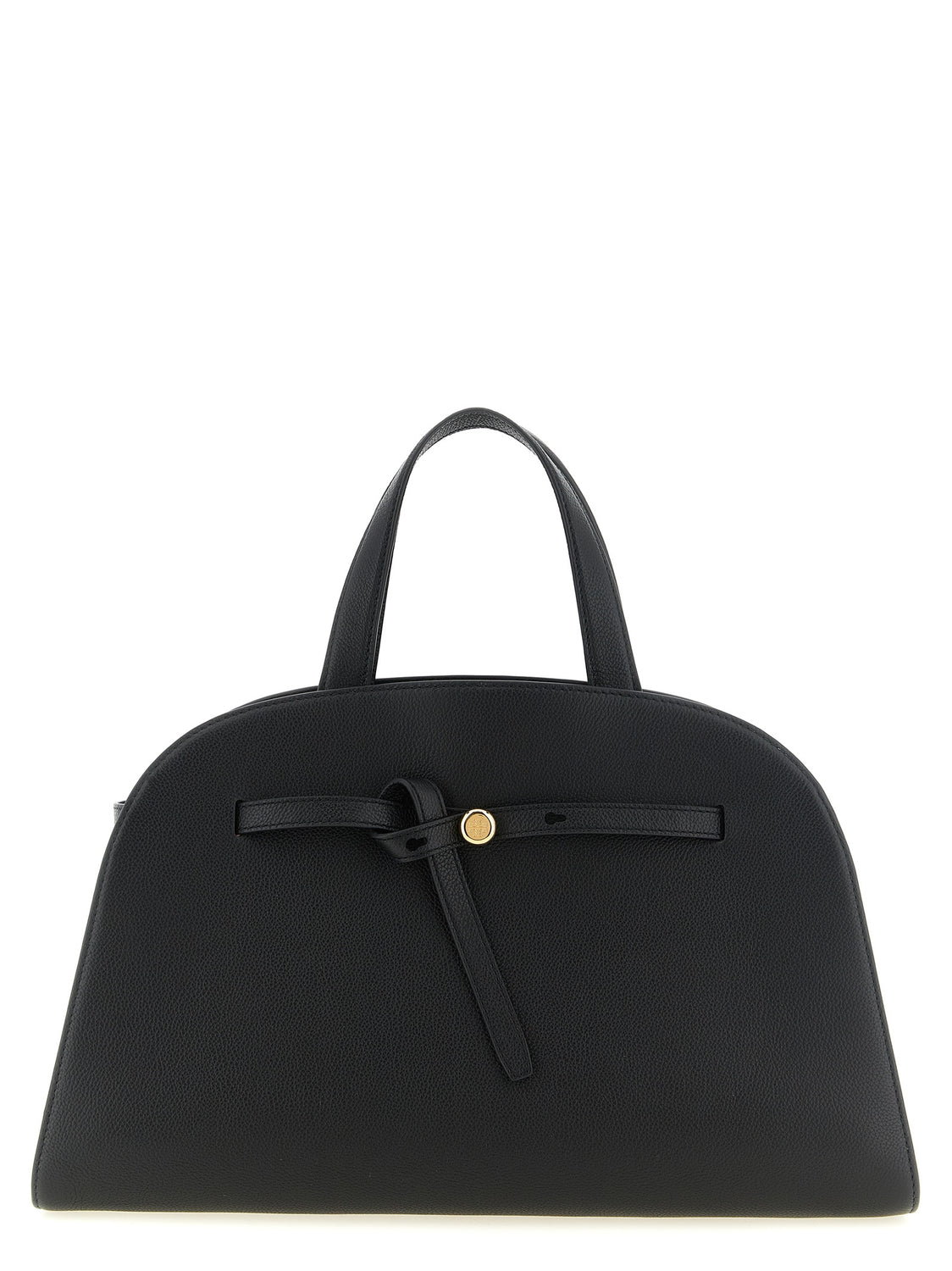 Black Cowhide Crossbody Bag