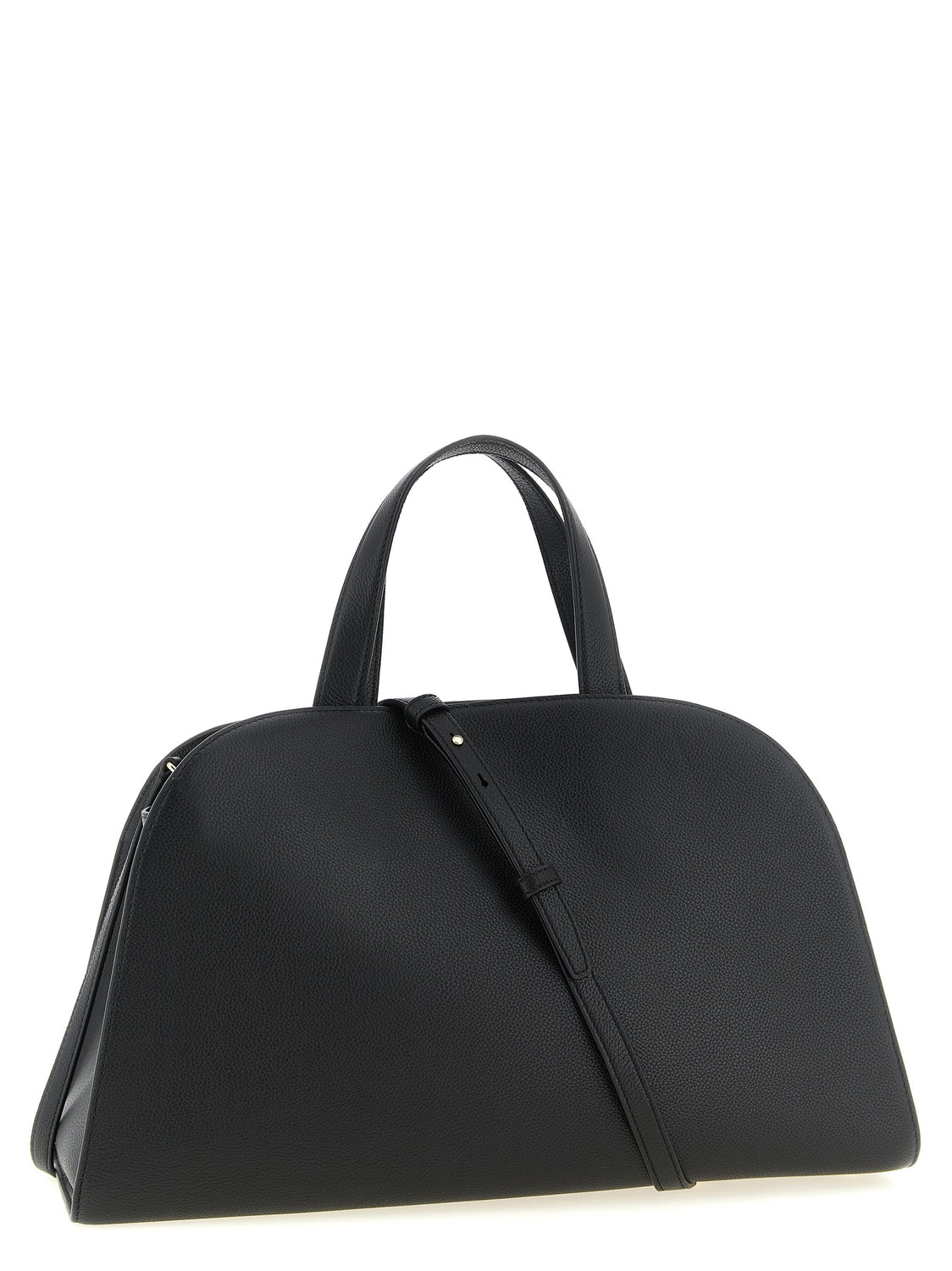 Black Cowhide Crossbody Bag
