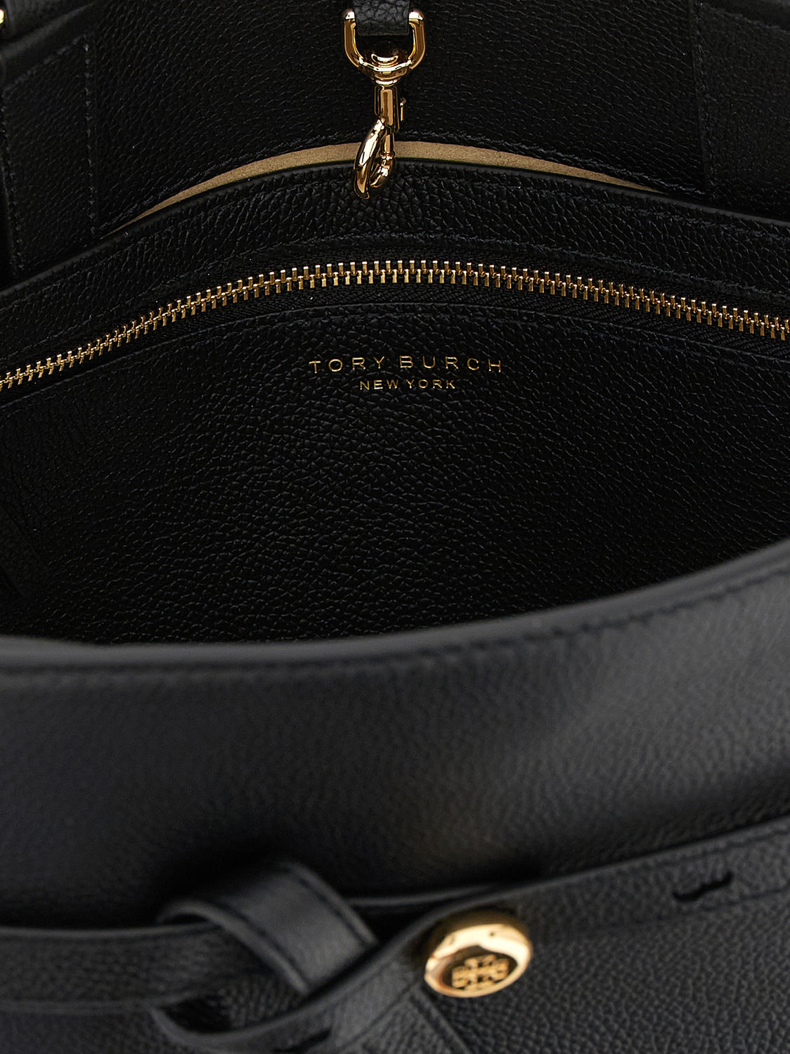 Black Cowhide Crossbody Bag
