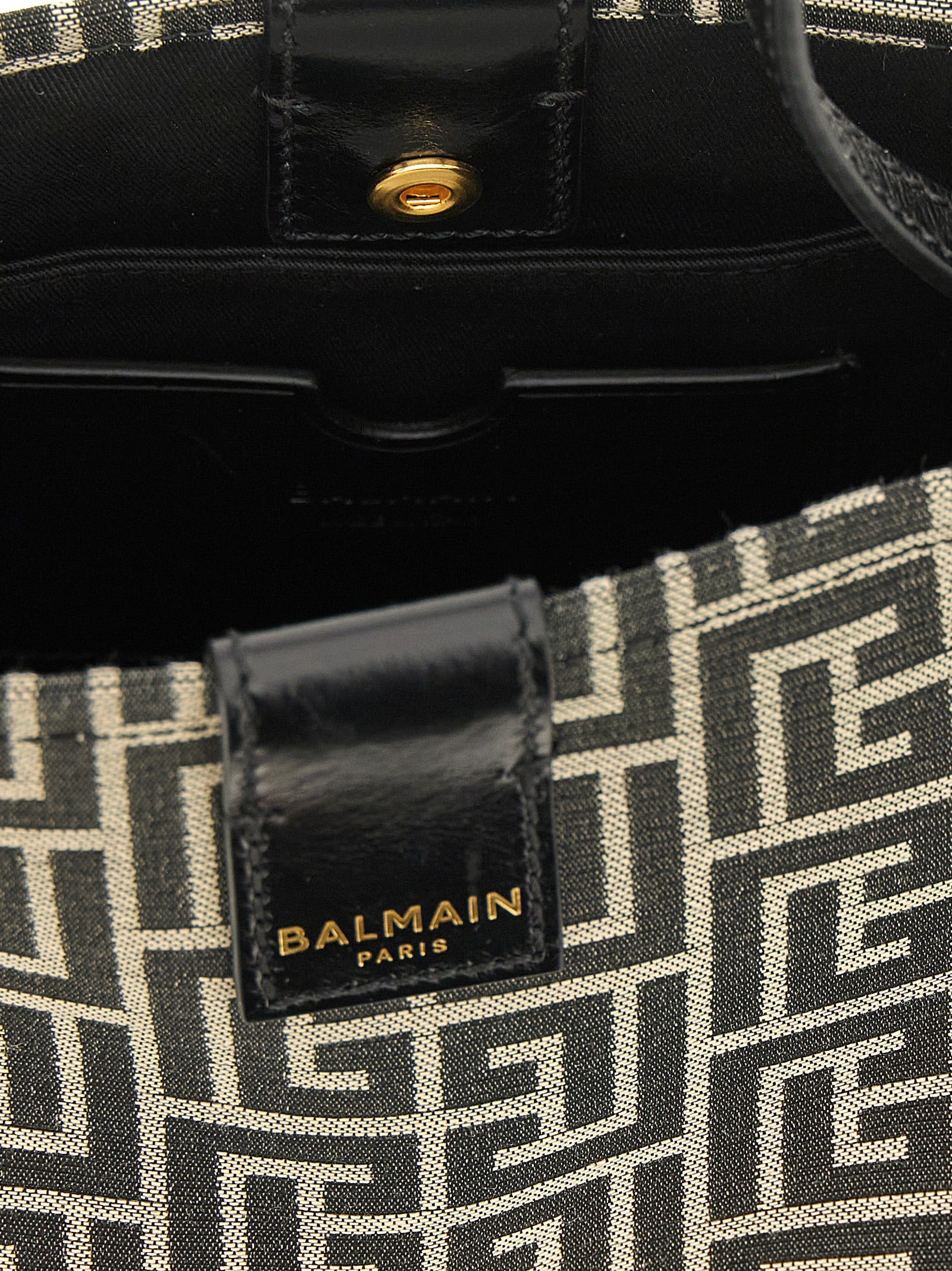 Bicolor Cotton Shoulder Bag