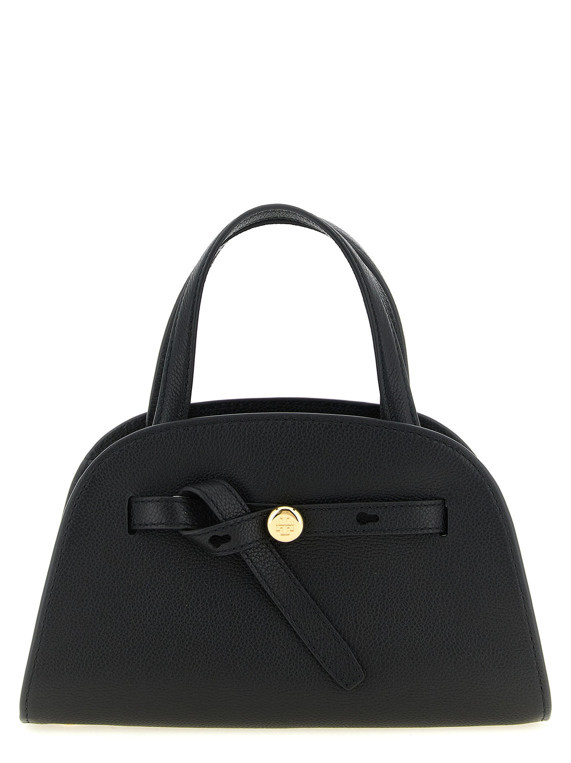 Black Cowhide Crossbody Bag