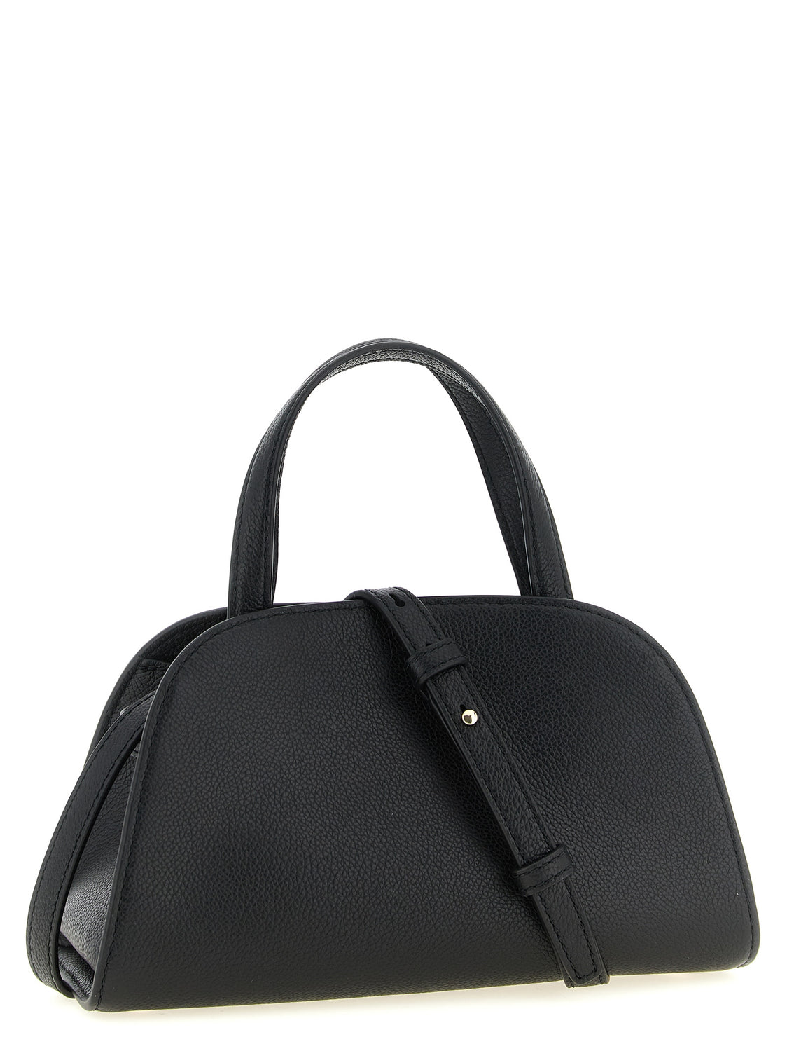 Black Cowhide Crossbody Bag