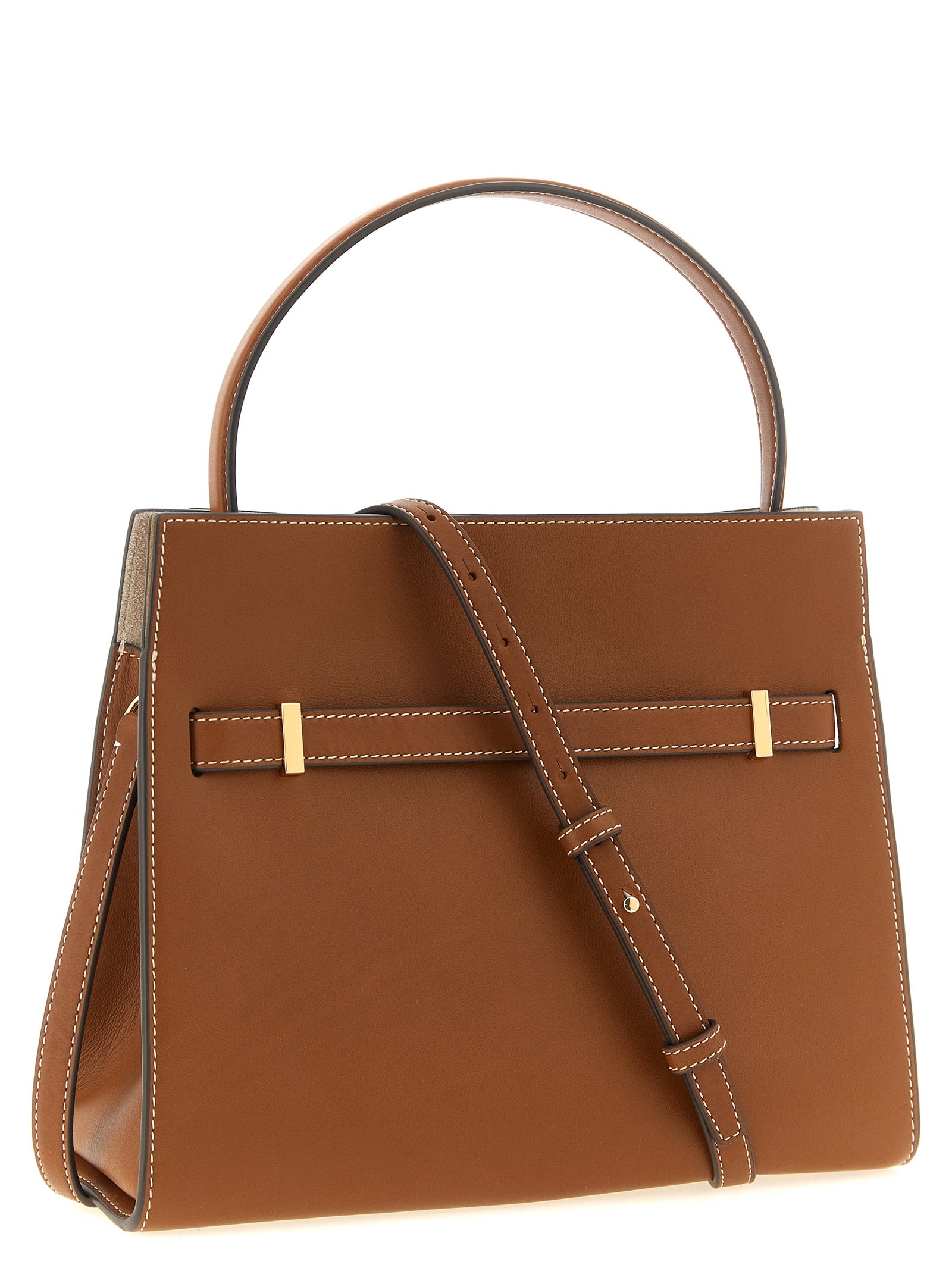 Brown Cowhide Crossbody Bag