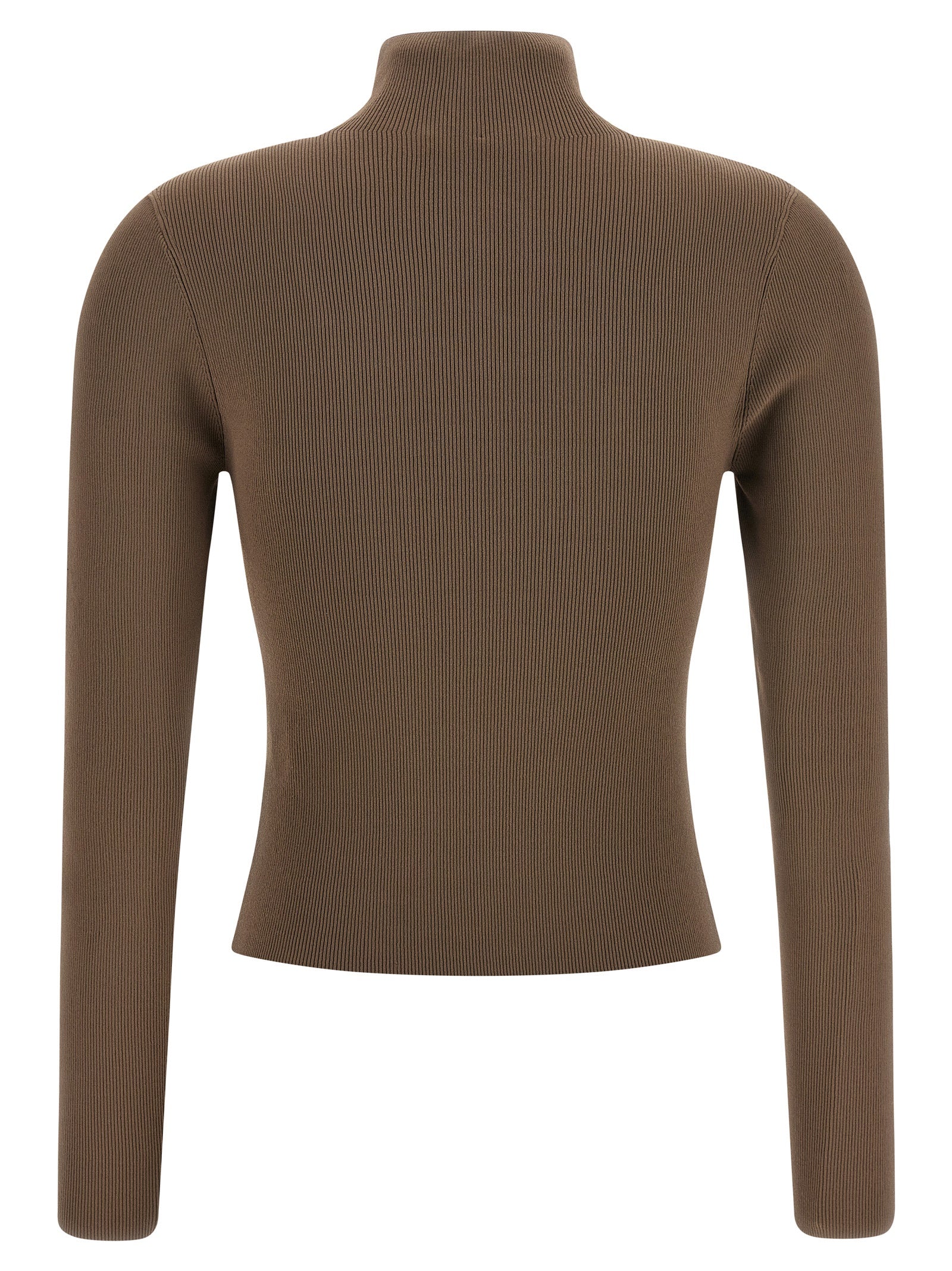 Beige Polyamide Cardigan
