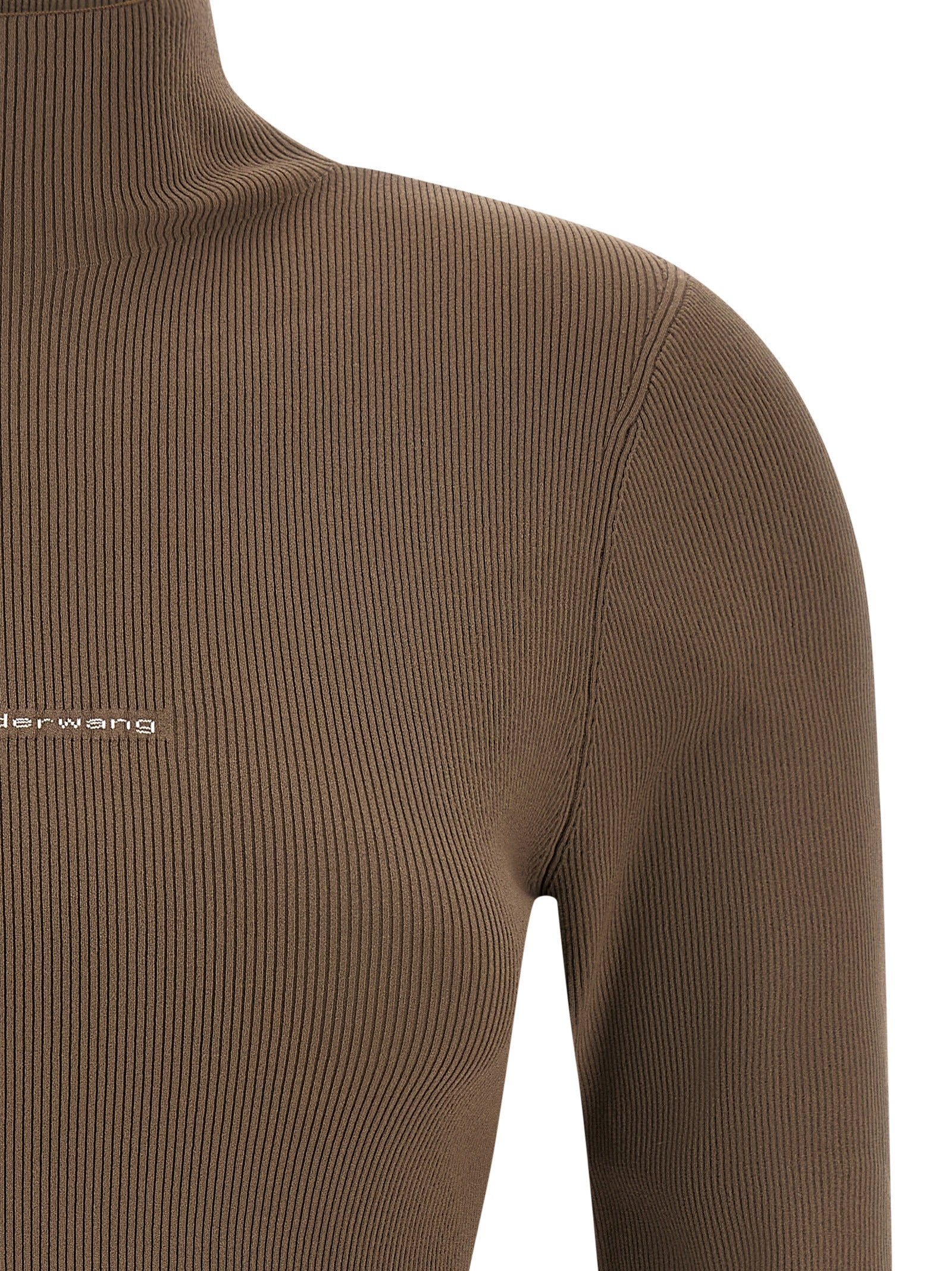 Beige Polyamide Cardigan