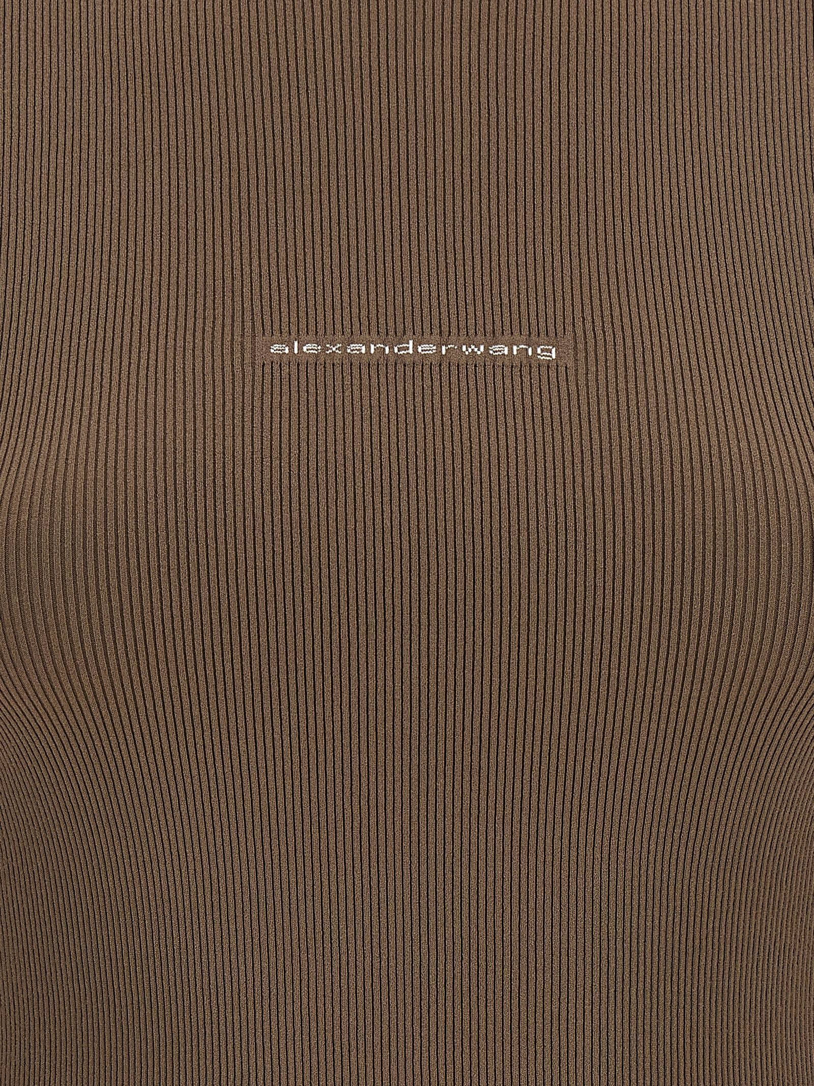 Beige Polyamide Cardigan