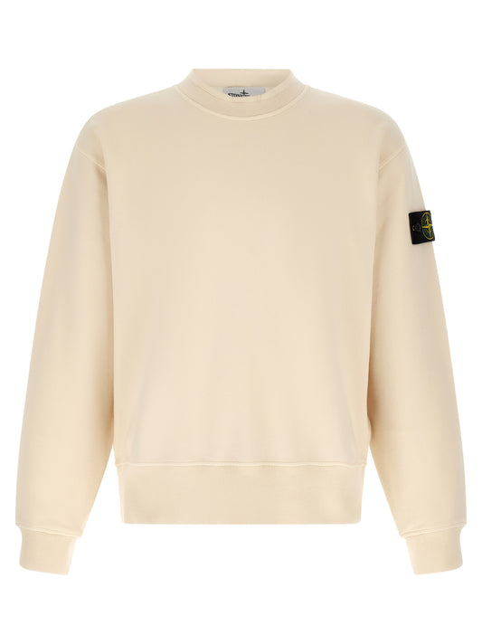 White Cotton Sweatshirt