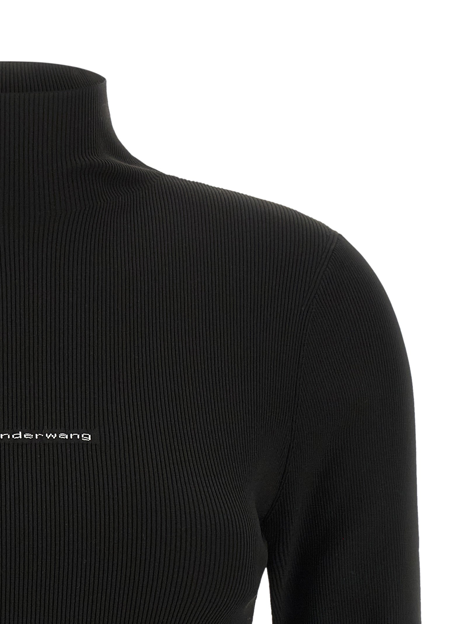 Black Polyamide Cardigan