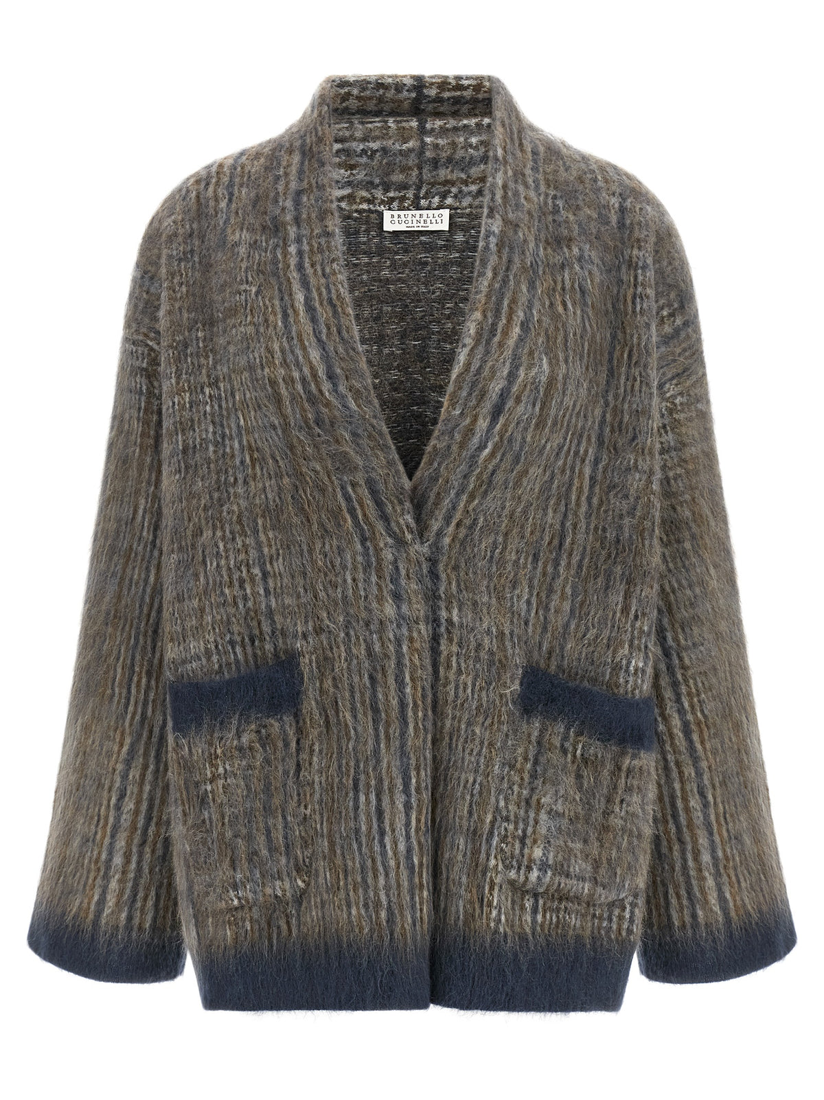 Gray Wool Cardigan