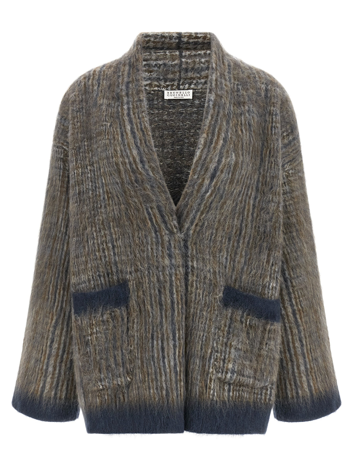 Gray Wool Cardigan