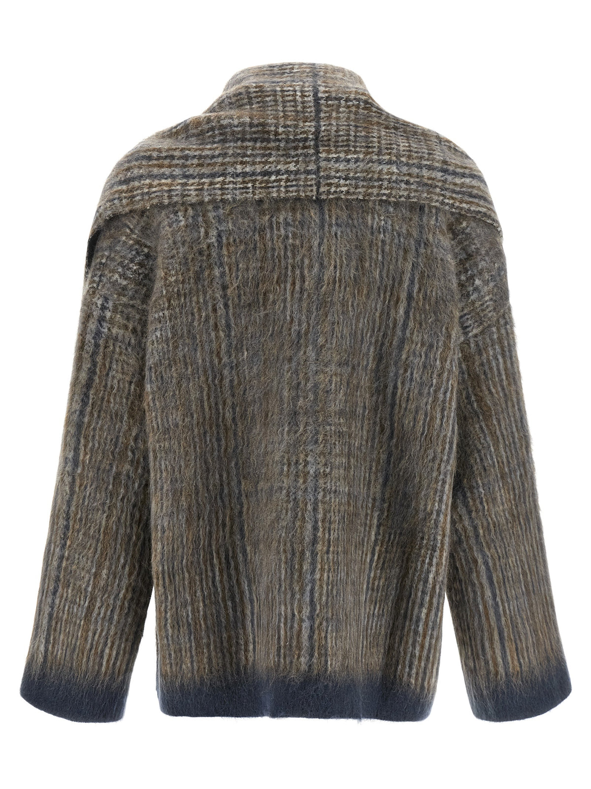 Gray Wool Cardigan
