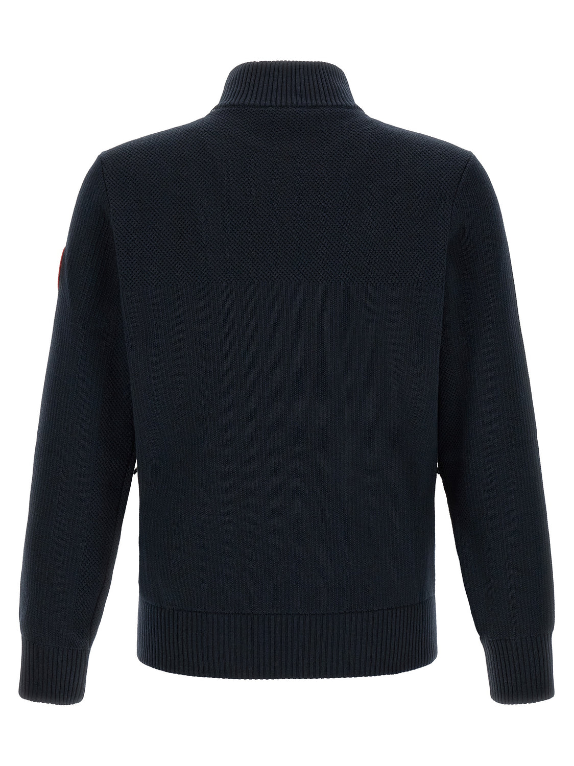 Black Wool Full-Length Jacket