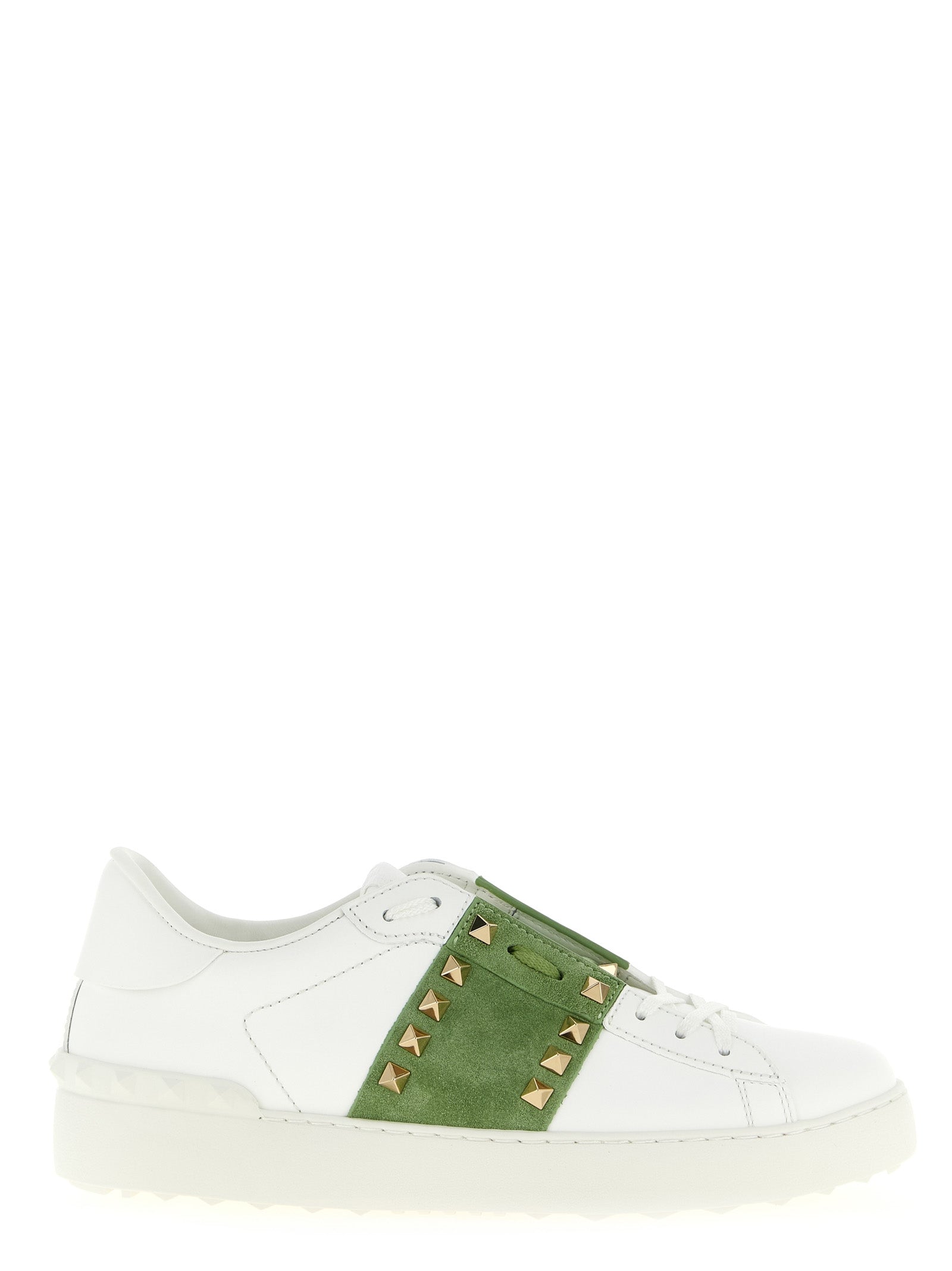 Bicolor Calfskin Low Top Sneakers