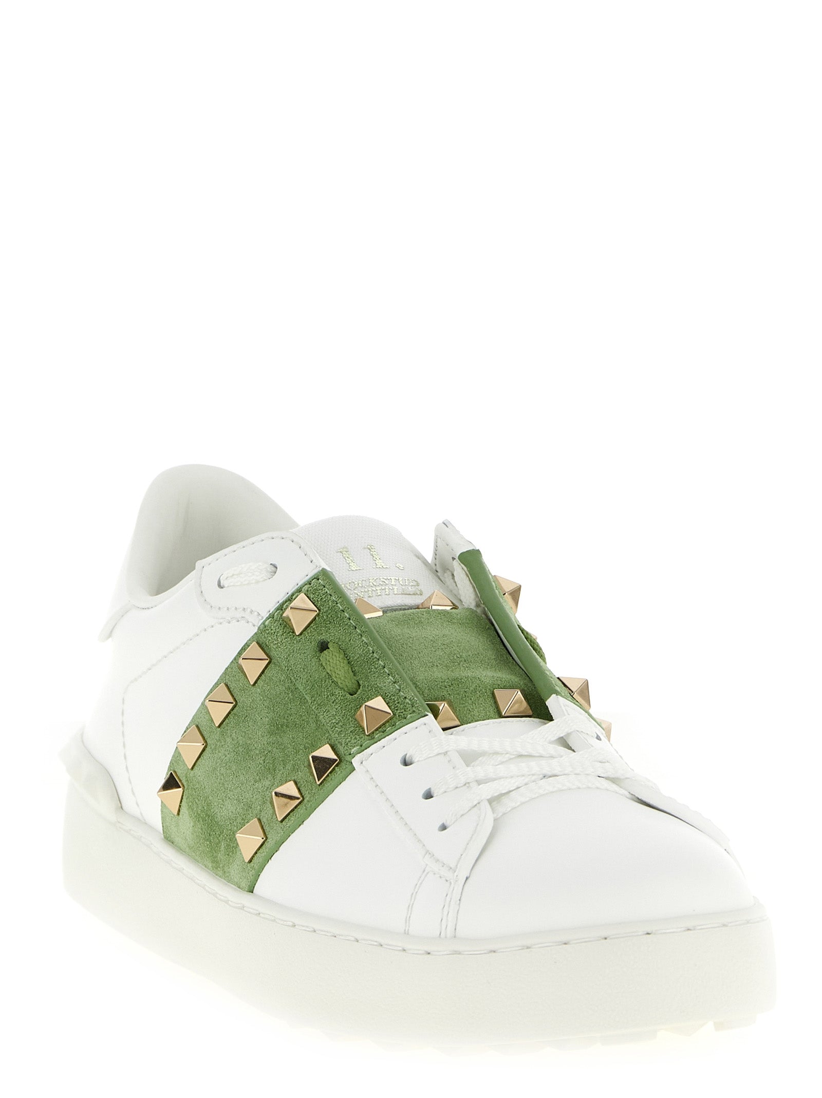 Bicolor Calfskin Low Top Sneakers