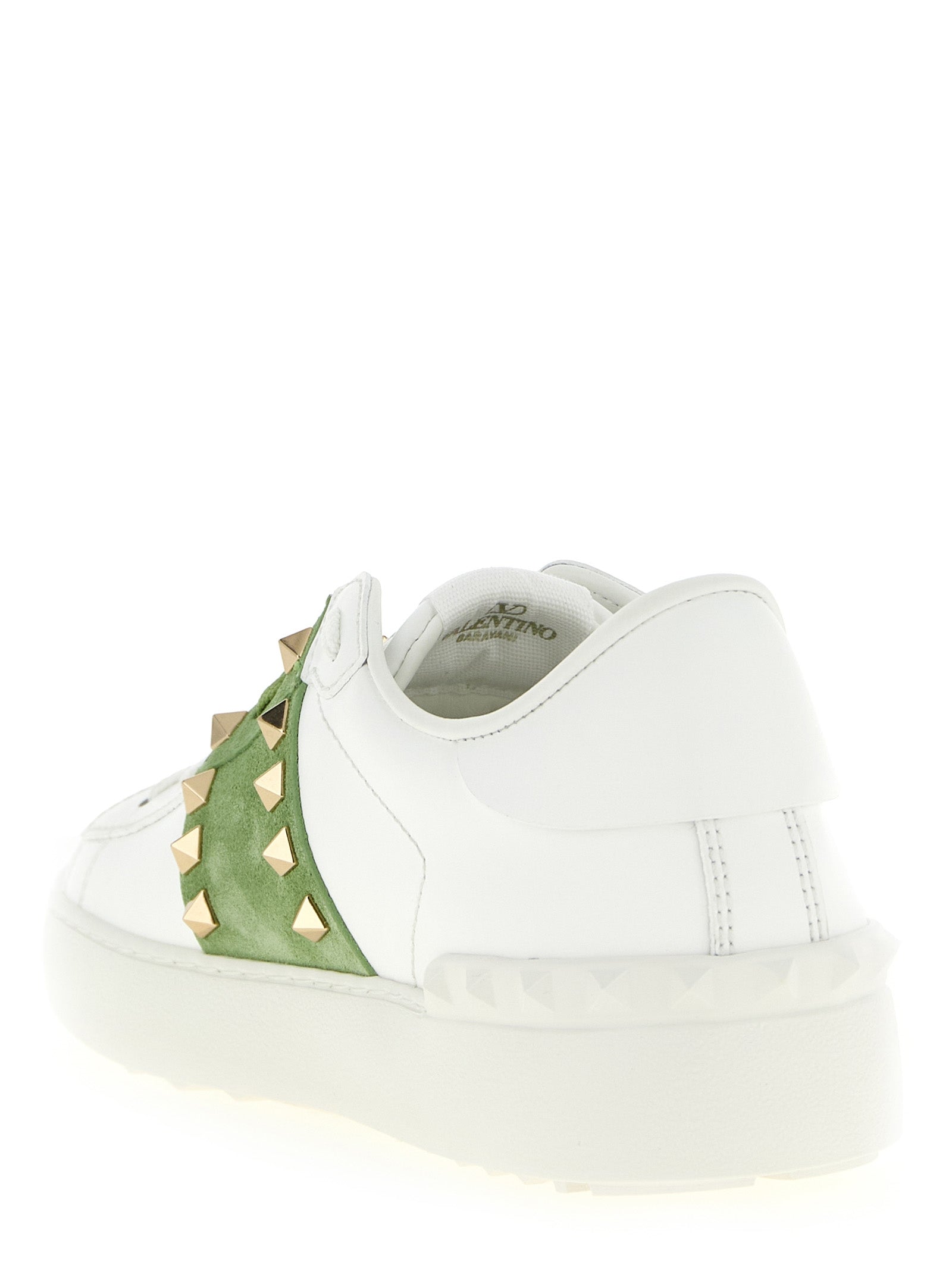 Bicolor Calfskin Low Top Sneakers