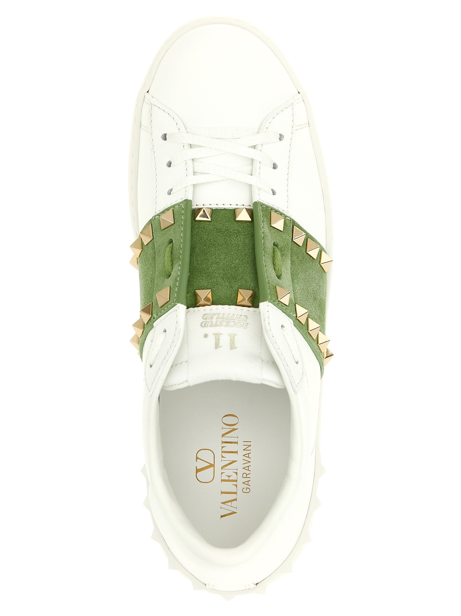 Bicolor Calfskin Low Top Sneakers