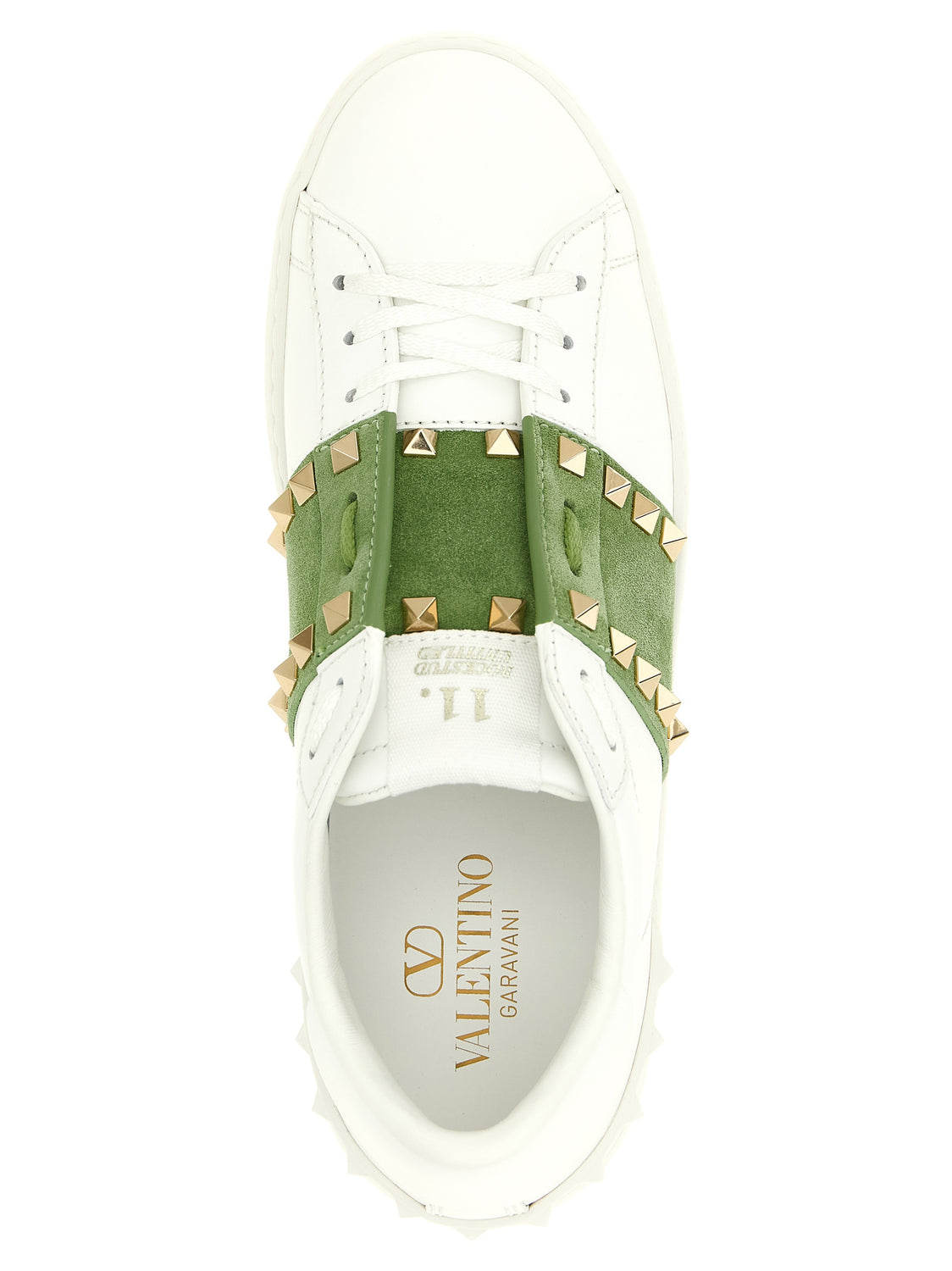 Bicolor Calfskin Low Top Sneakers