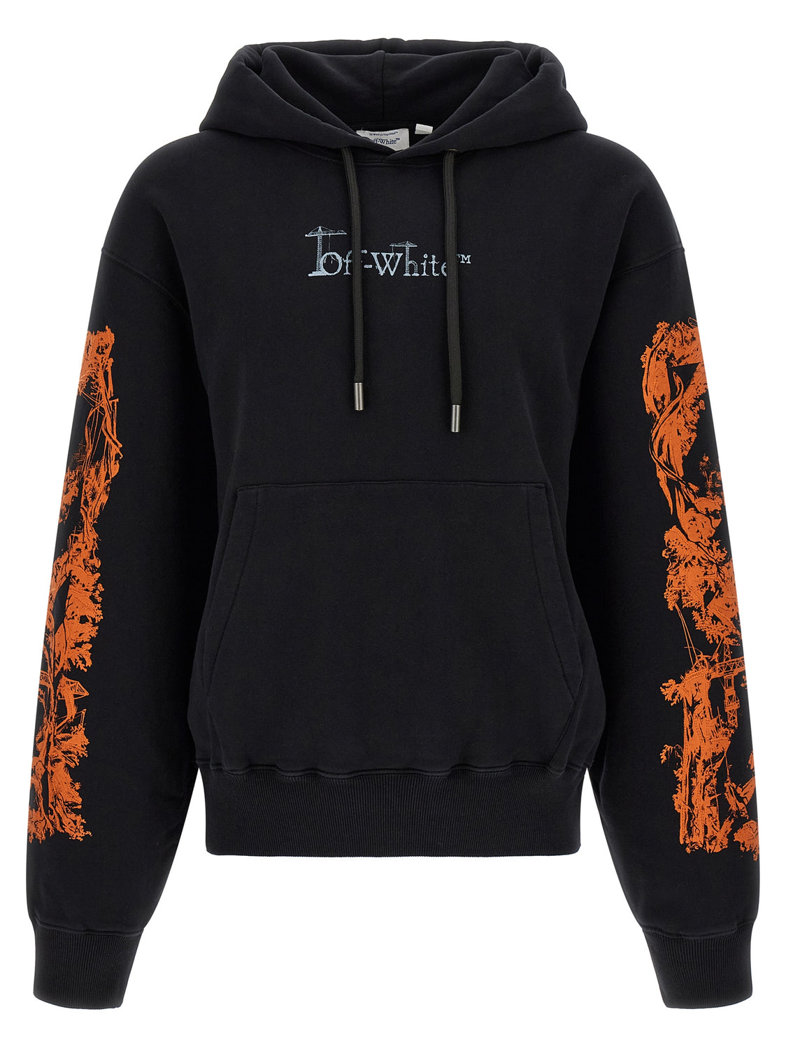 Black Cotton Sweatshirt