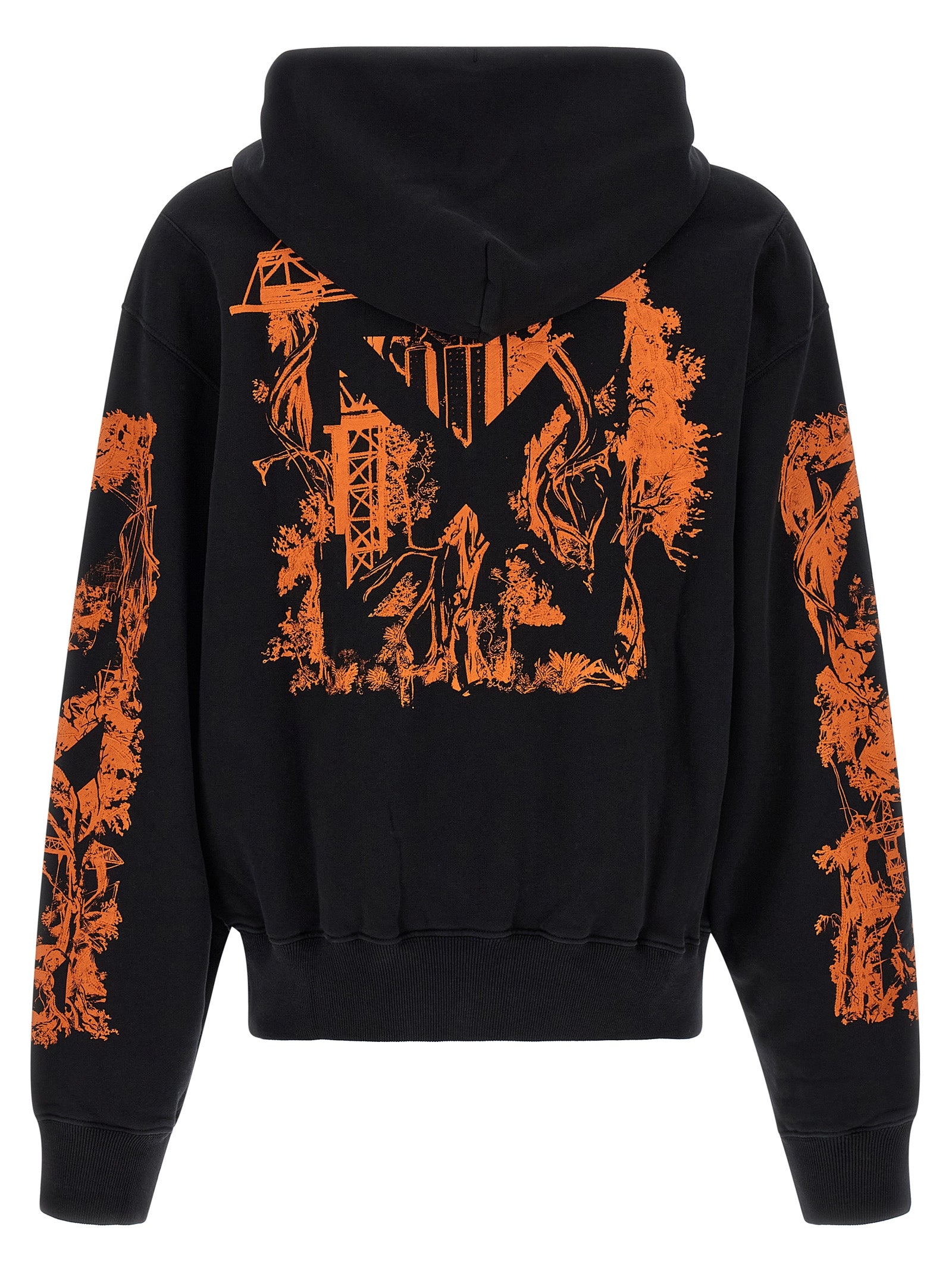 Black Cotton Sweatshirt