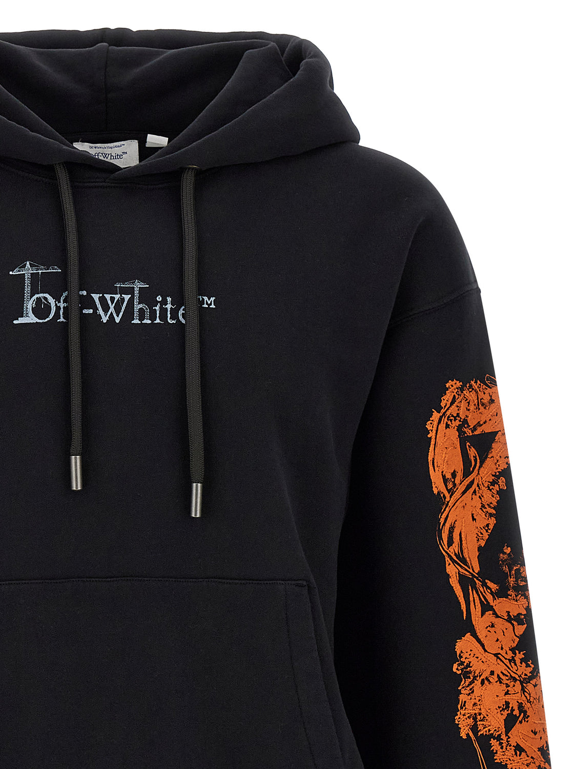 Black Cotton Sweatshirt
