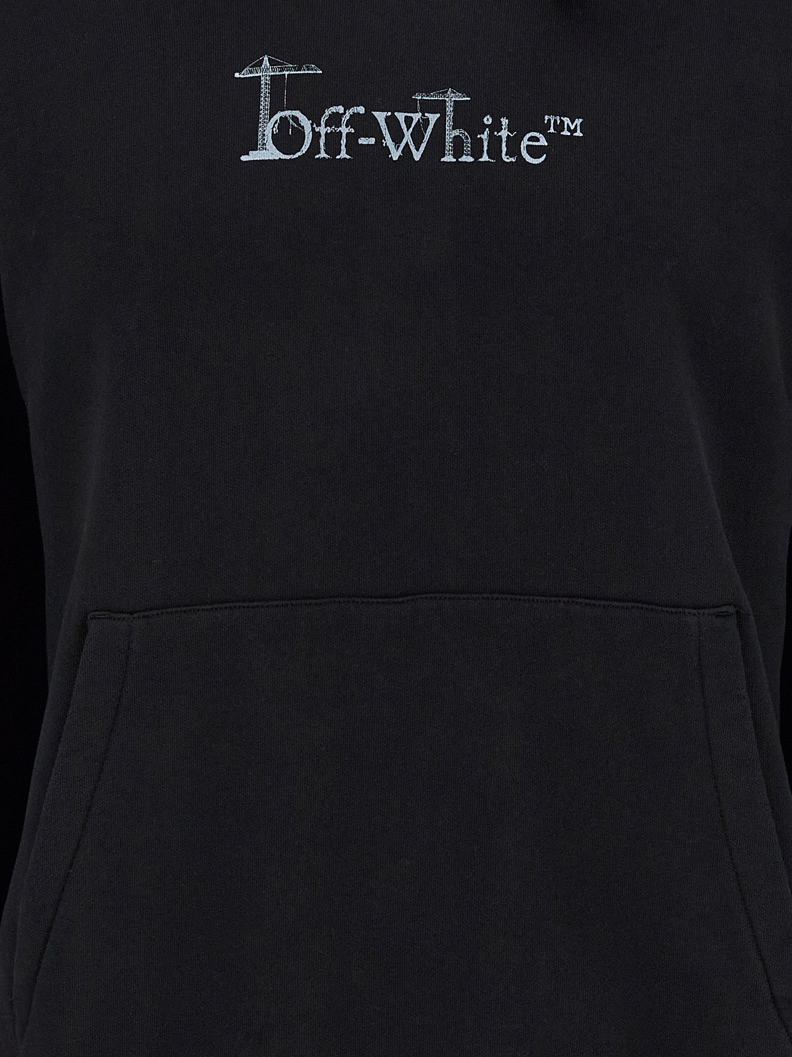 Black Cotton Sweatshirt