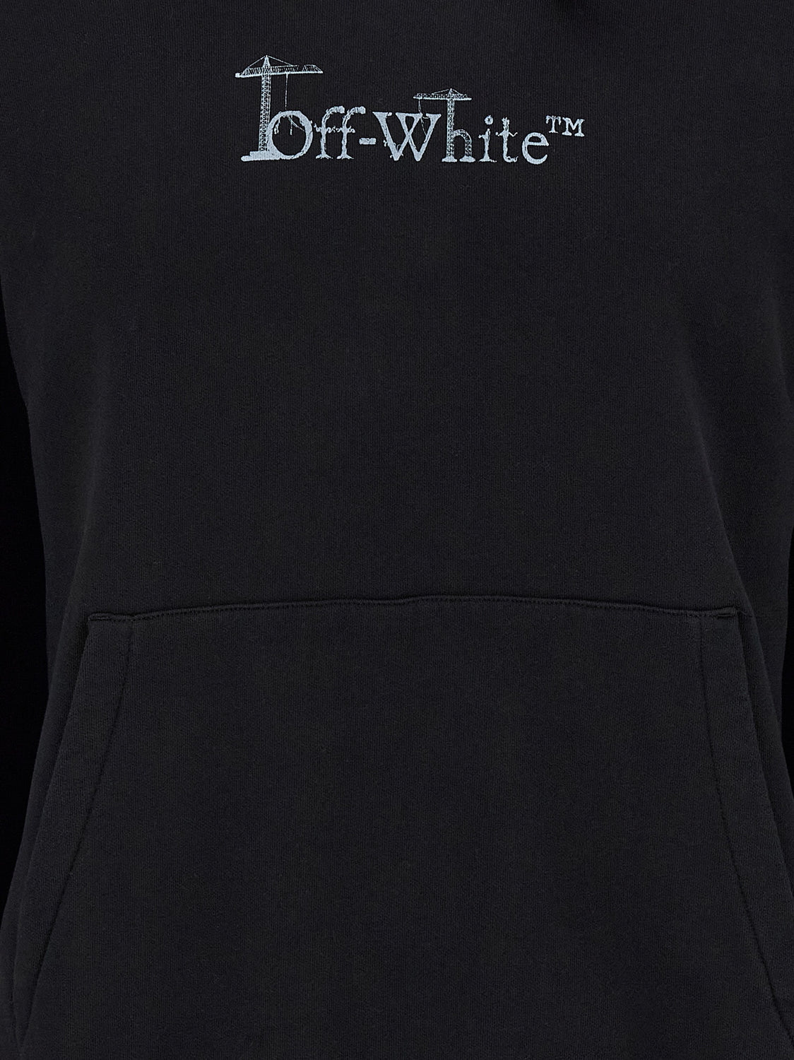 Black Cotton Sweatshirt