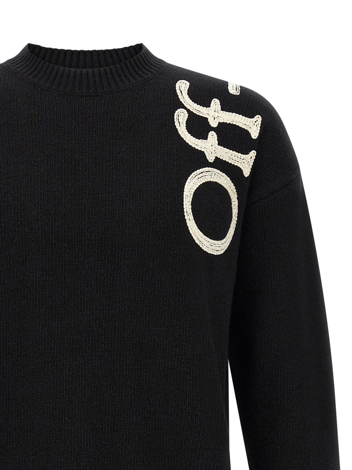 Bicolor Wool Cardigan