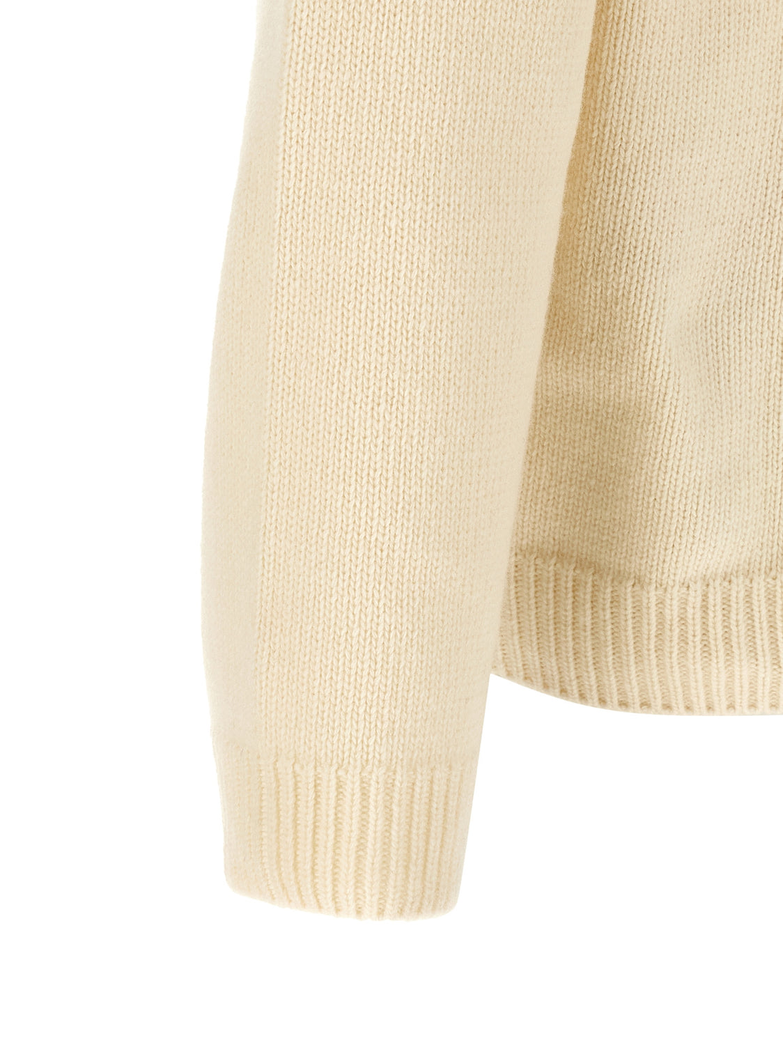 White Wool Cardigan