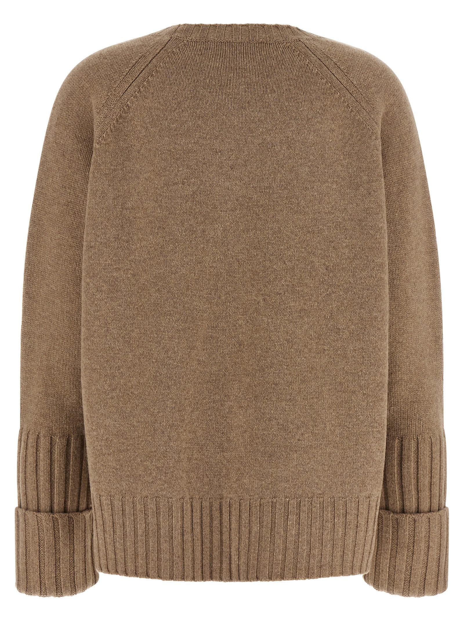 Beige Wool Cardigan