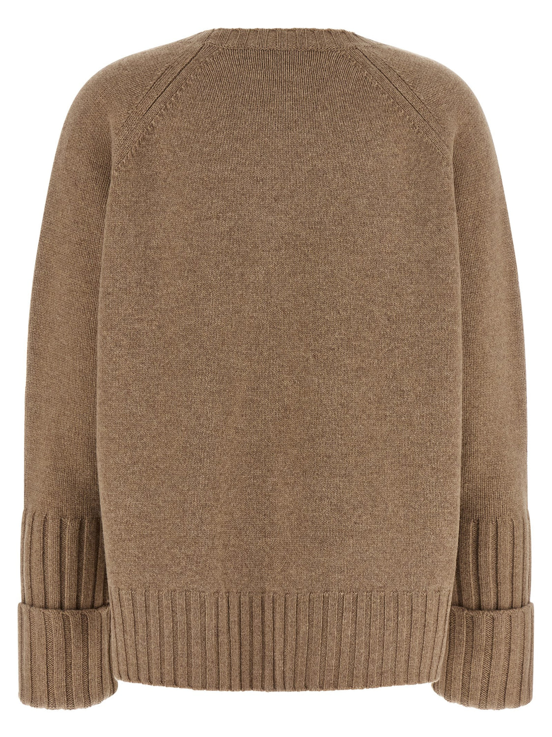 Beige Wool Cardigan