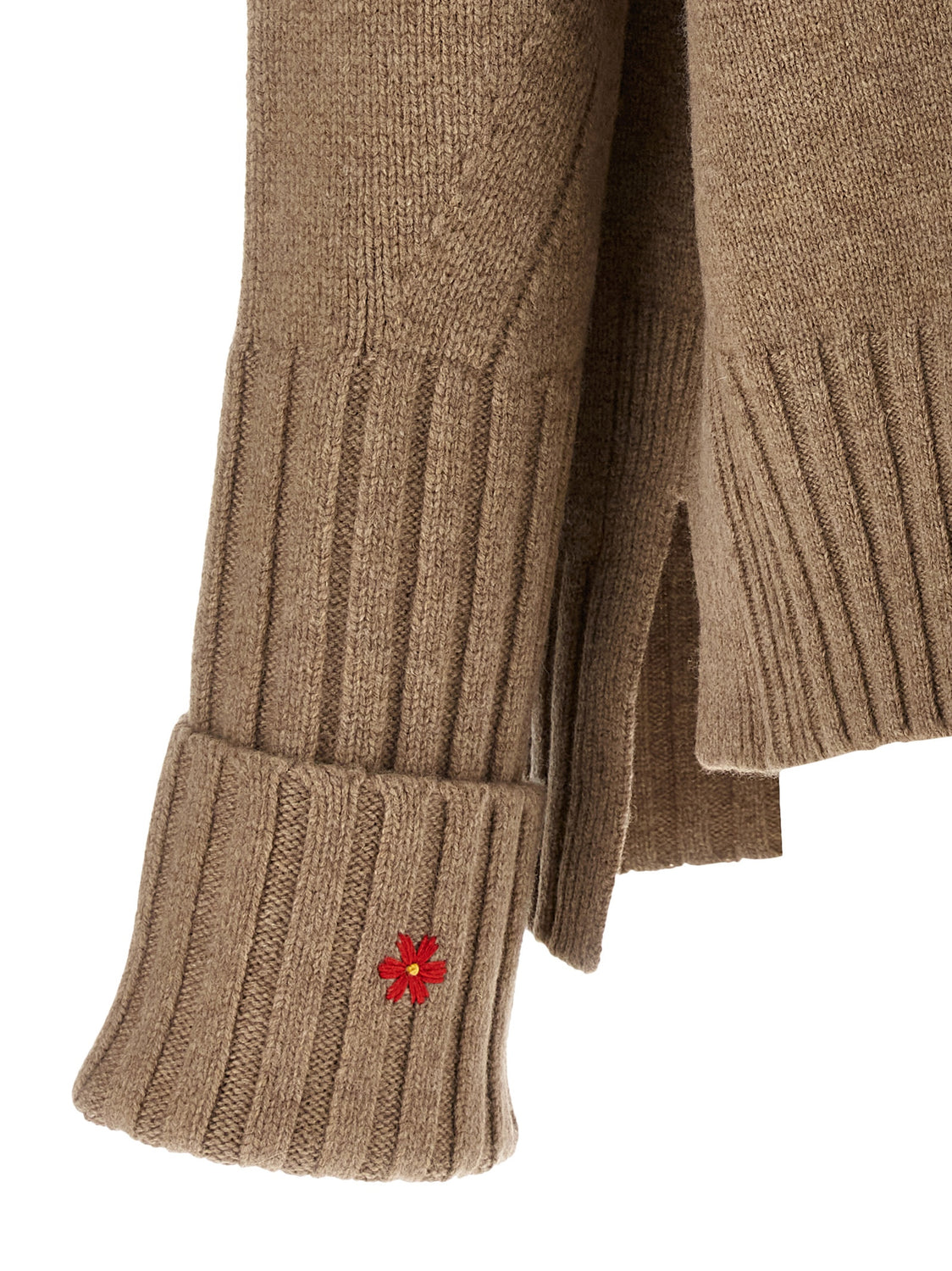 Beige Wool Cardigan