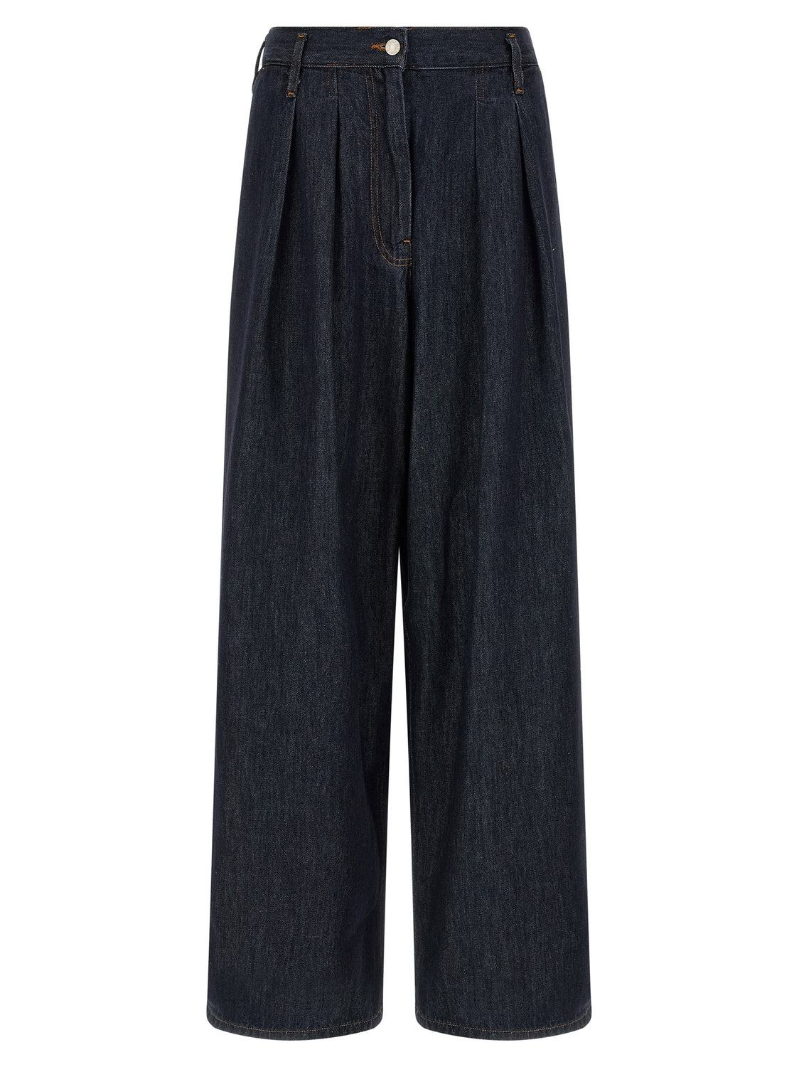 Blue Cotton Relaxed Fit Jeans